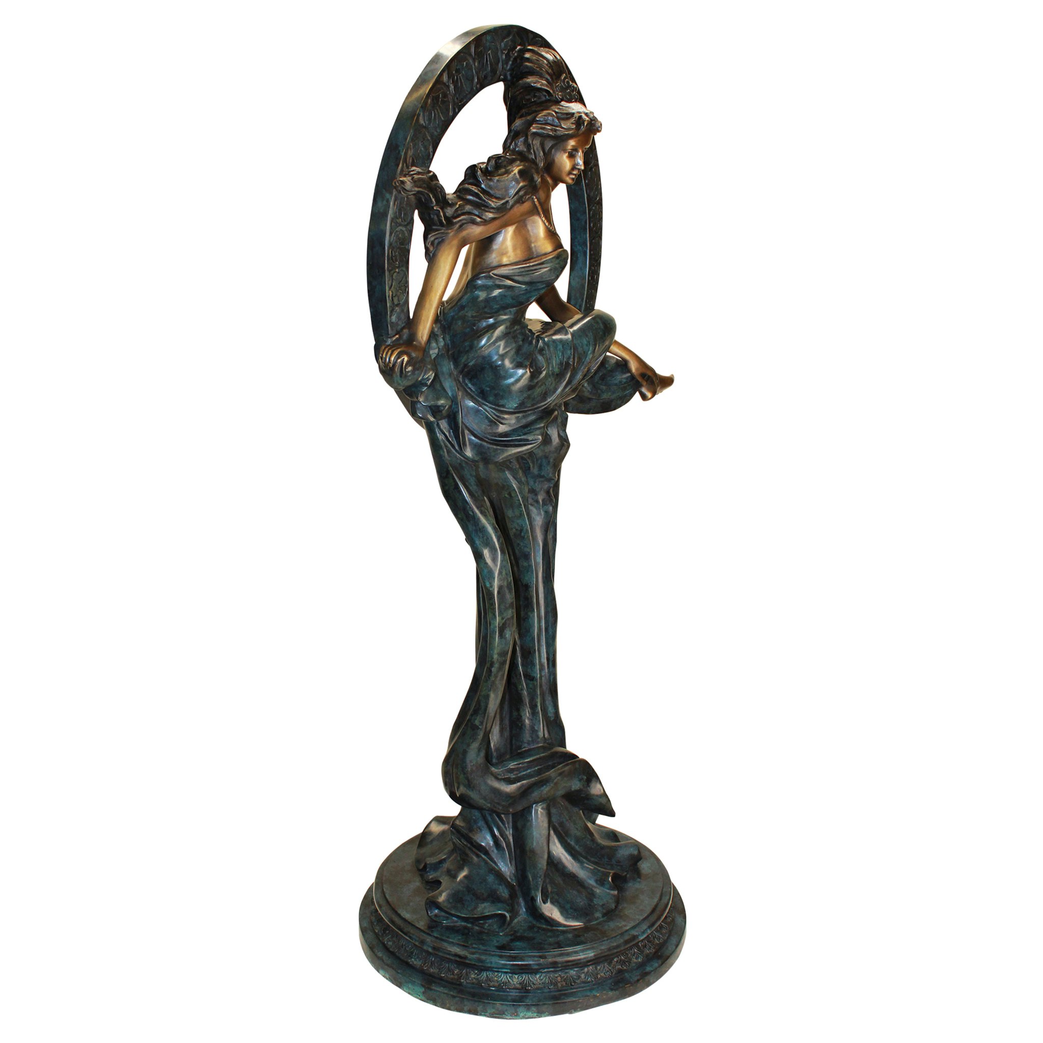 Toscano - Alphonse Mucha Maiden of the Arts Statue
