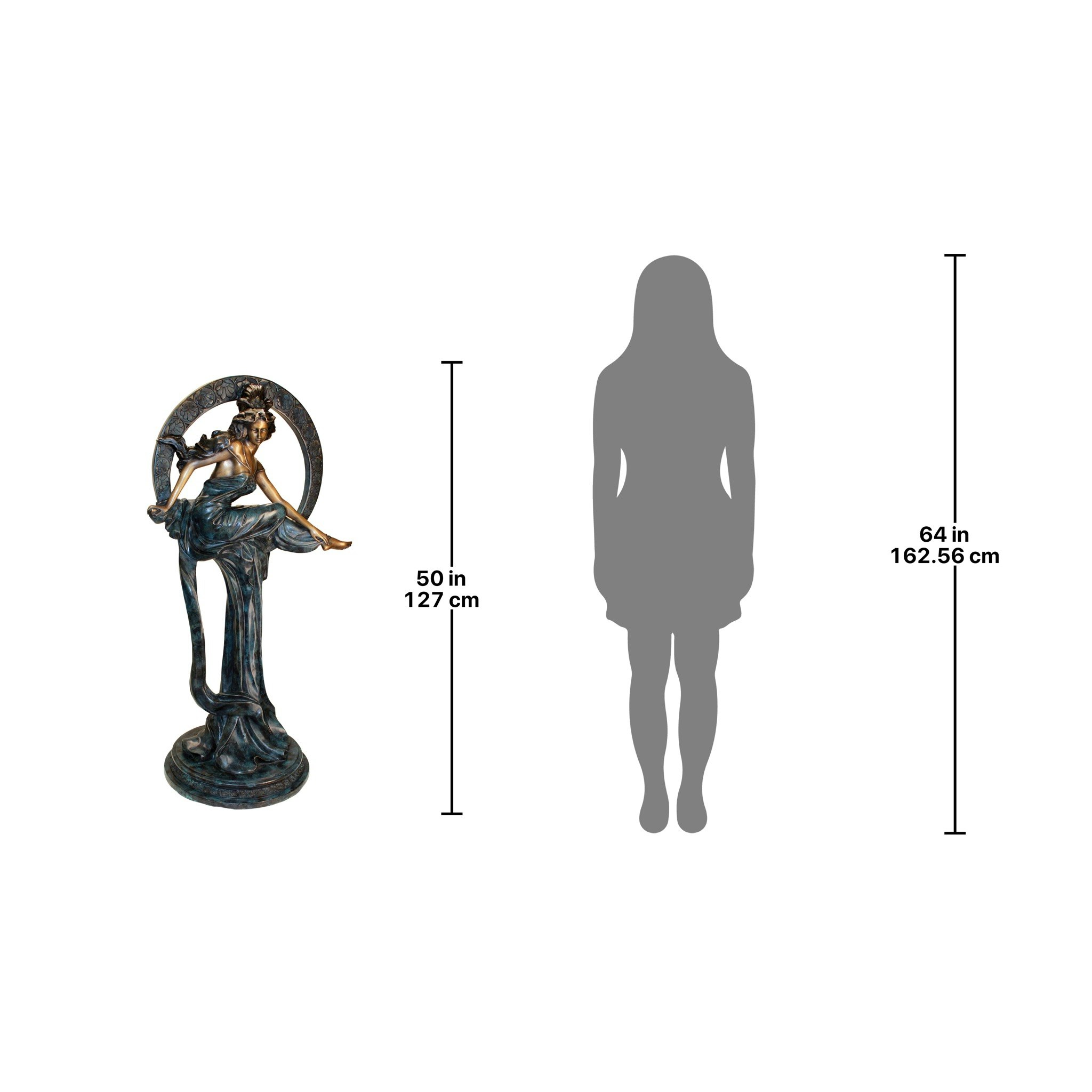 Toscano - Alphonse Mucha Maiden of the Arts Statue