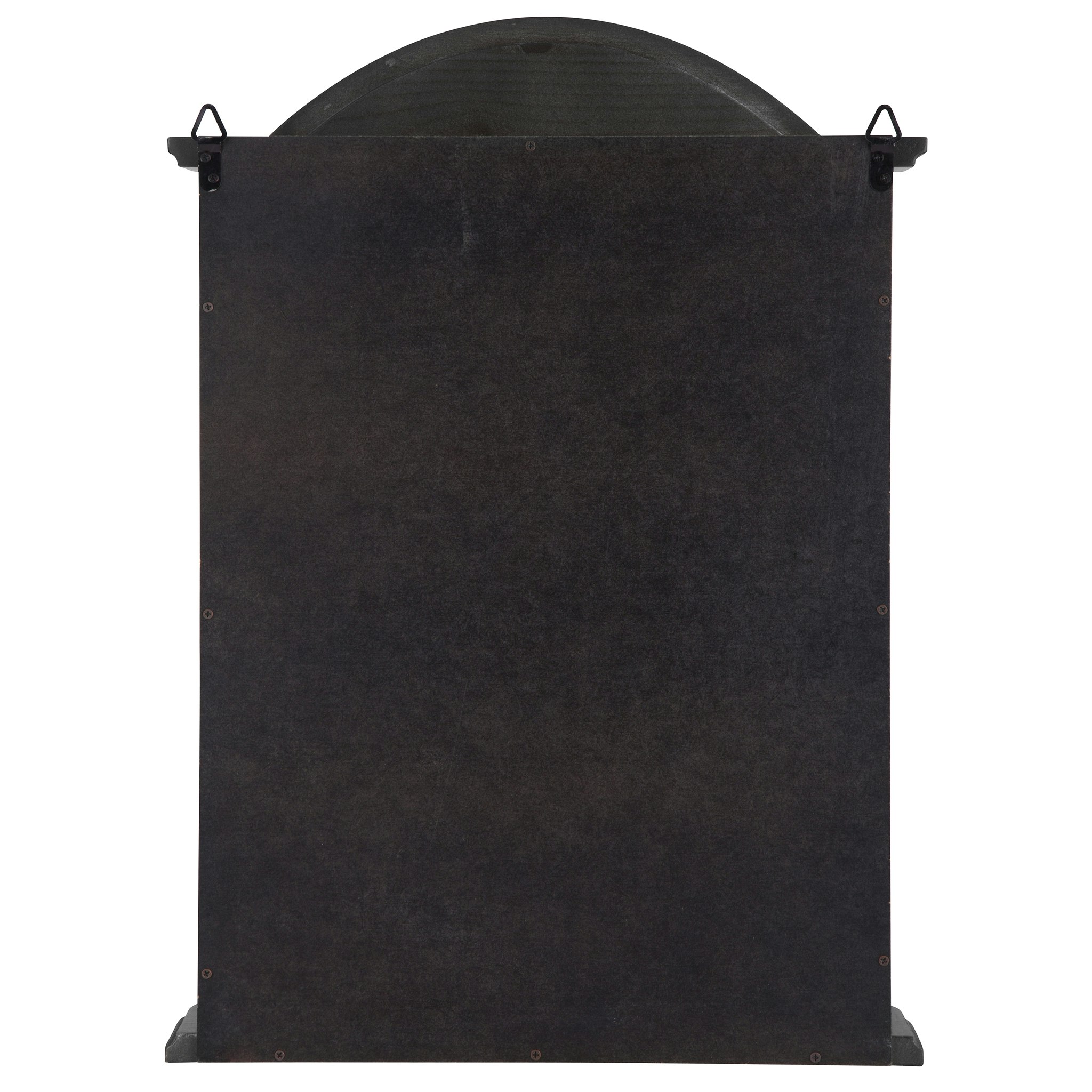 Toscano Rosedale Hardwood Wall Curio Cabinet - Ebony