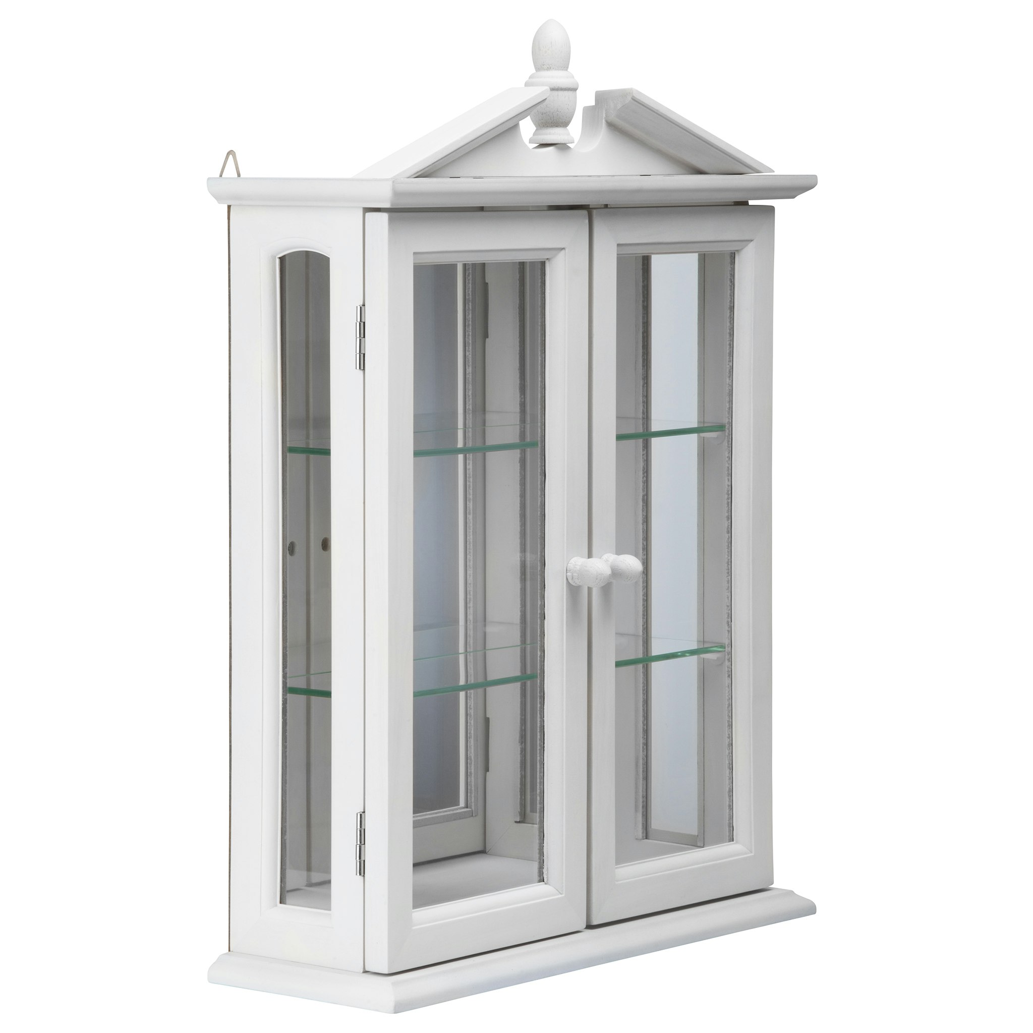 Toscano Amesbury Manor Wall Curio Cabinet - Lily White