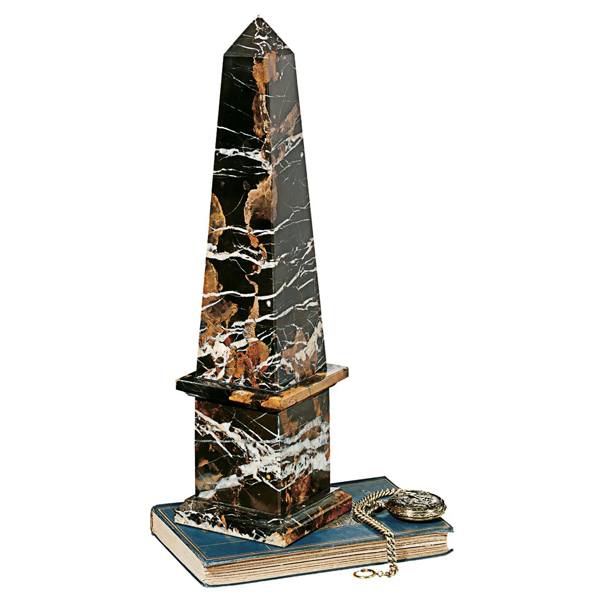 Toscano - Grand Solid Marble Obelisk