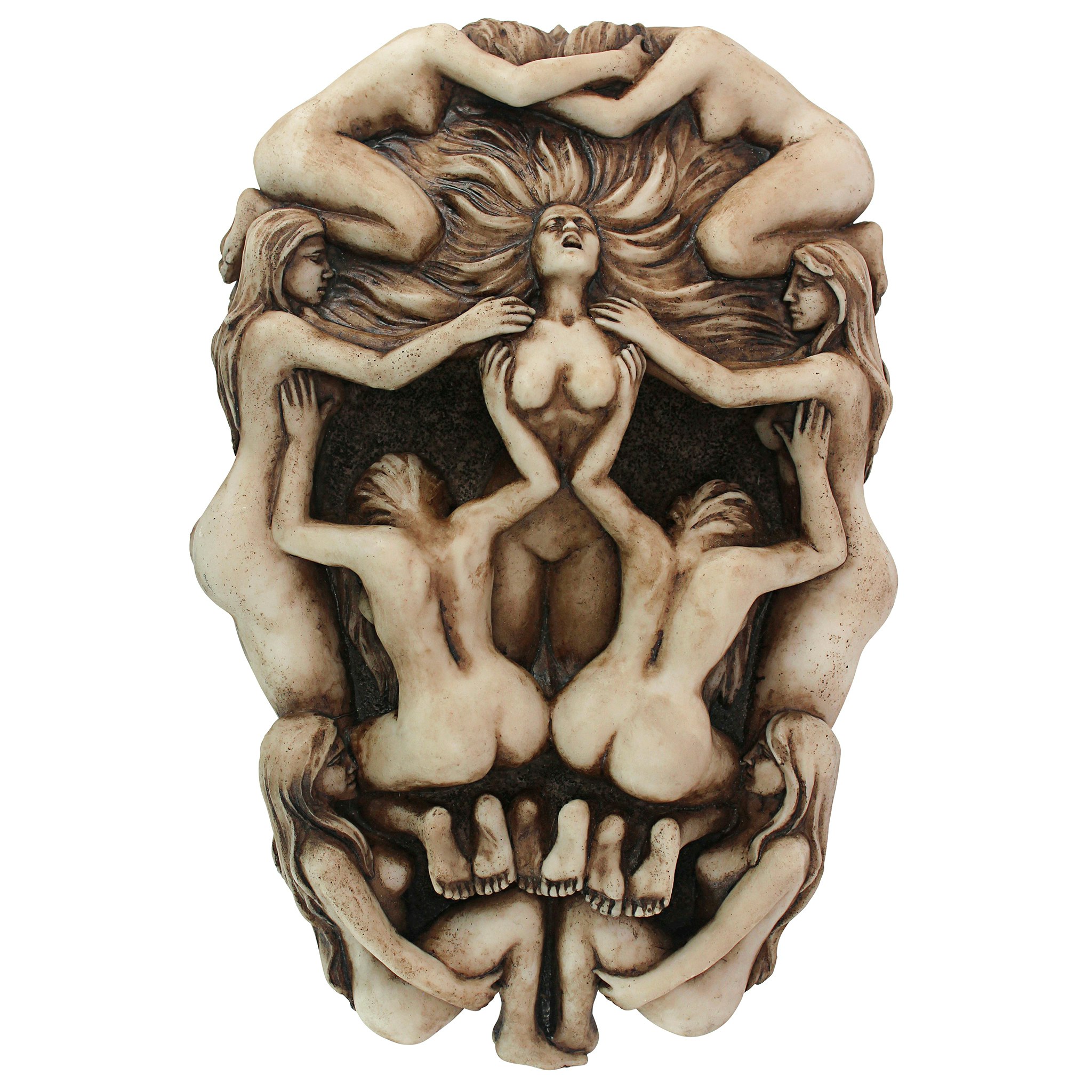 Toscano - Memento Mori Gothic Death Skull Wall Sculpture