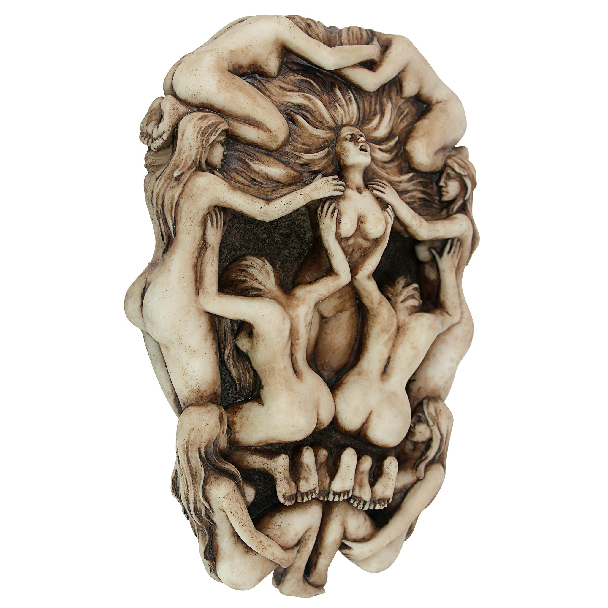 Toscano - Memento Mori Gothic Death Skull Wall Sculpture
