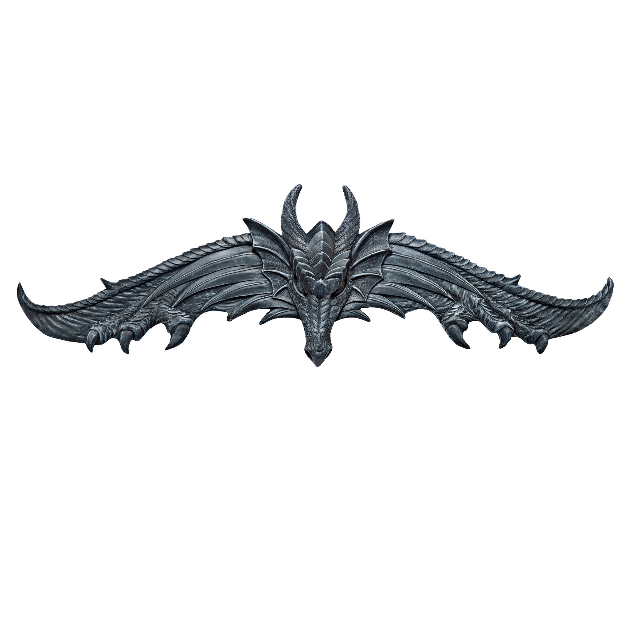 Toscano - Hardwick Dragon Sculptural Wall Pediment