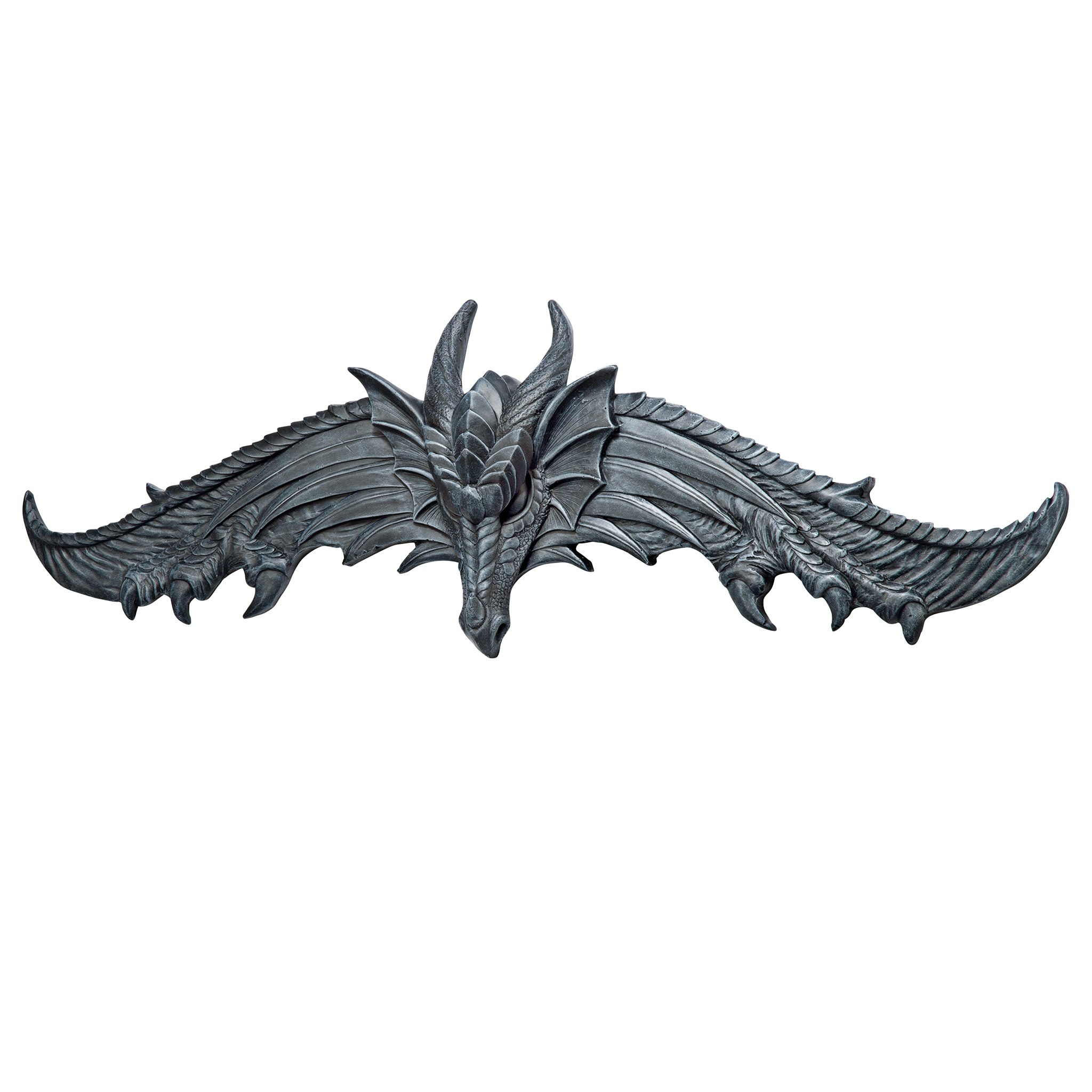 Toscano - Hardwick Dragon Sculptural Wall Pediment