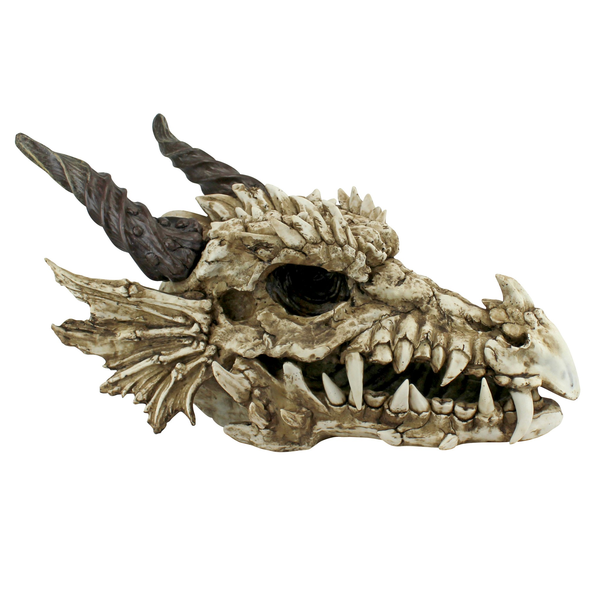 Toscano Stoker Moors Dragon Skull Statue - Large