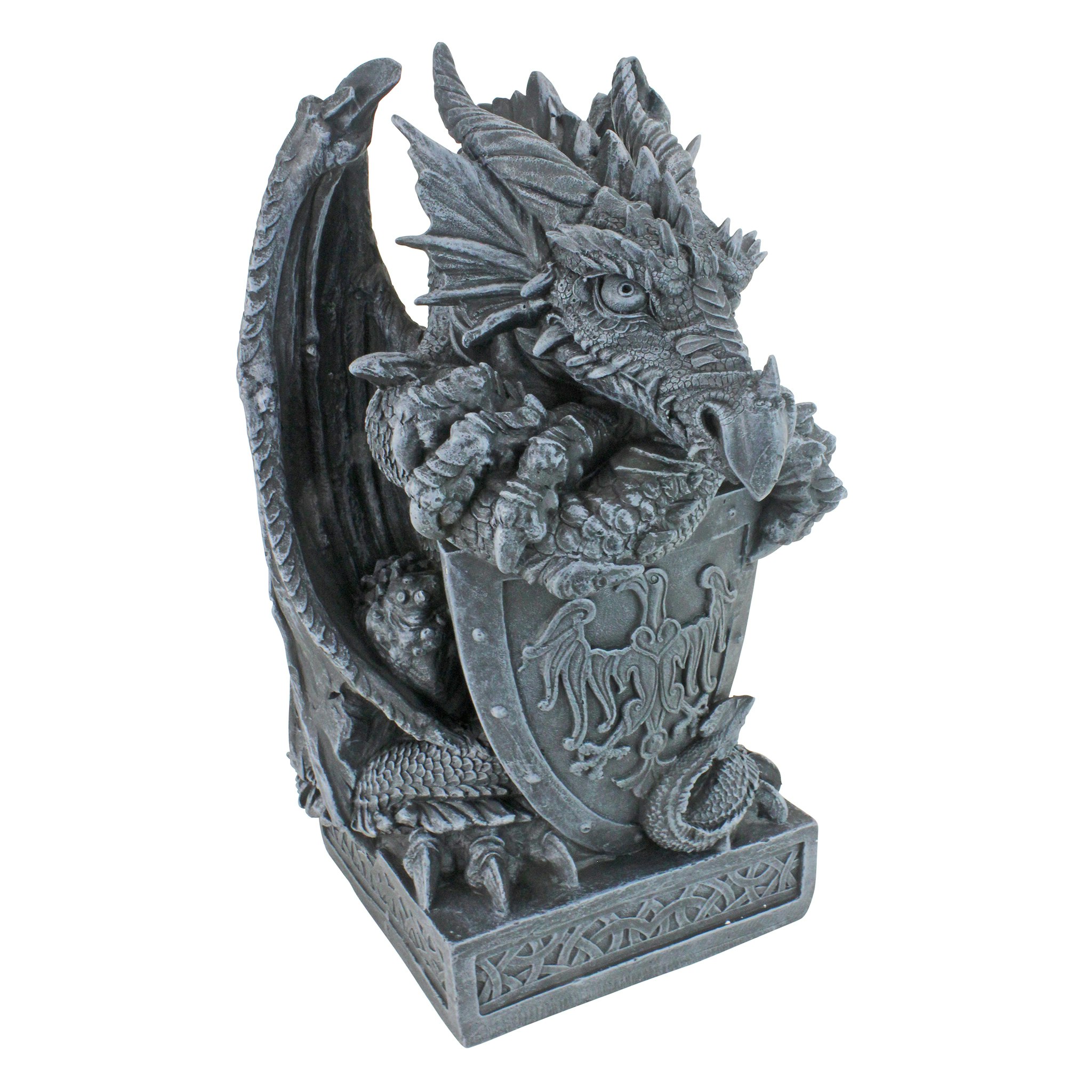 Toscano - Shield the Arthurian Dragon Statue