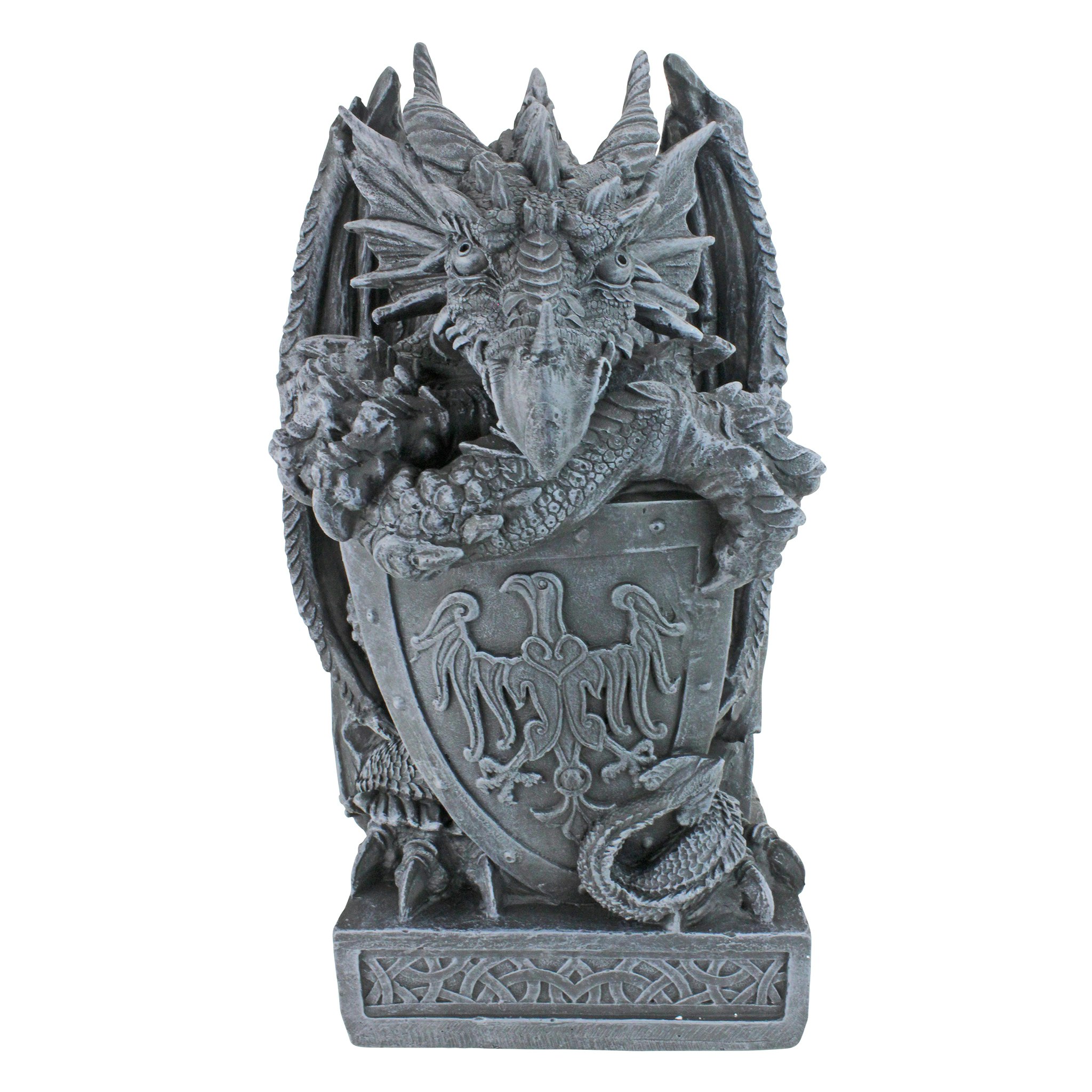 Toscano - Shield the Arthurian Dragon Statue