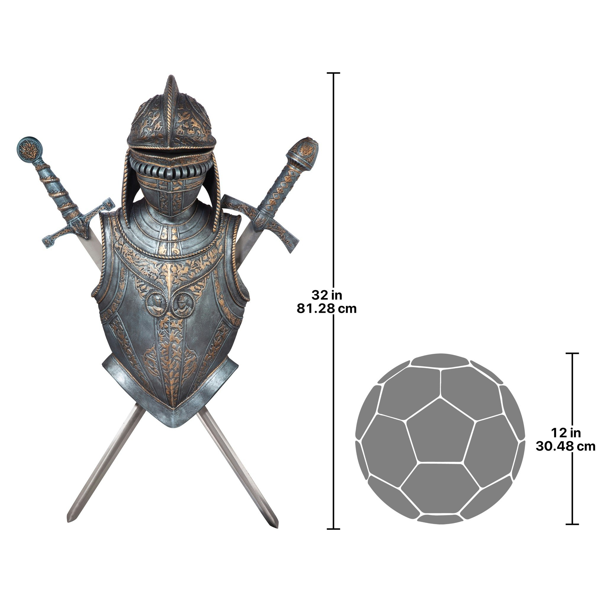 Toscano - Nunsmere Hall 16th-Century Battle Armor Wall Sculpture Collection