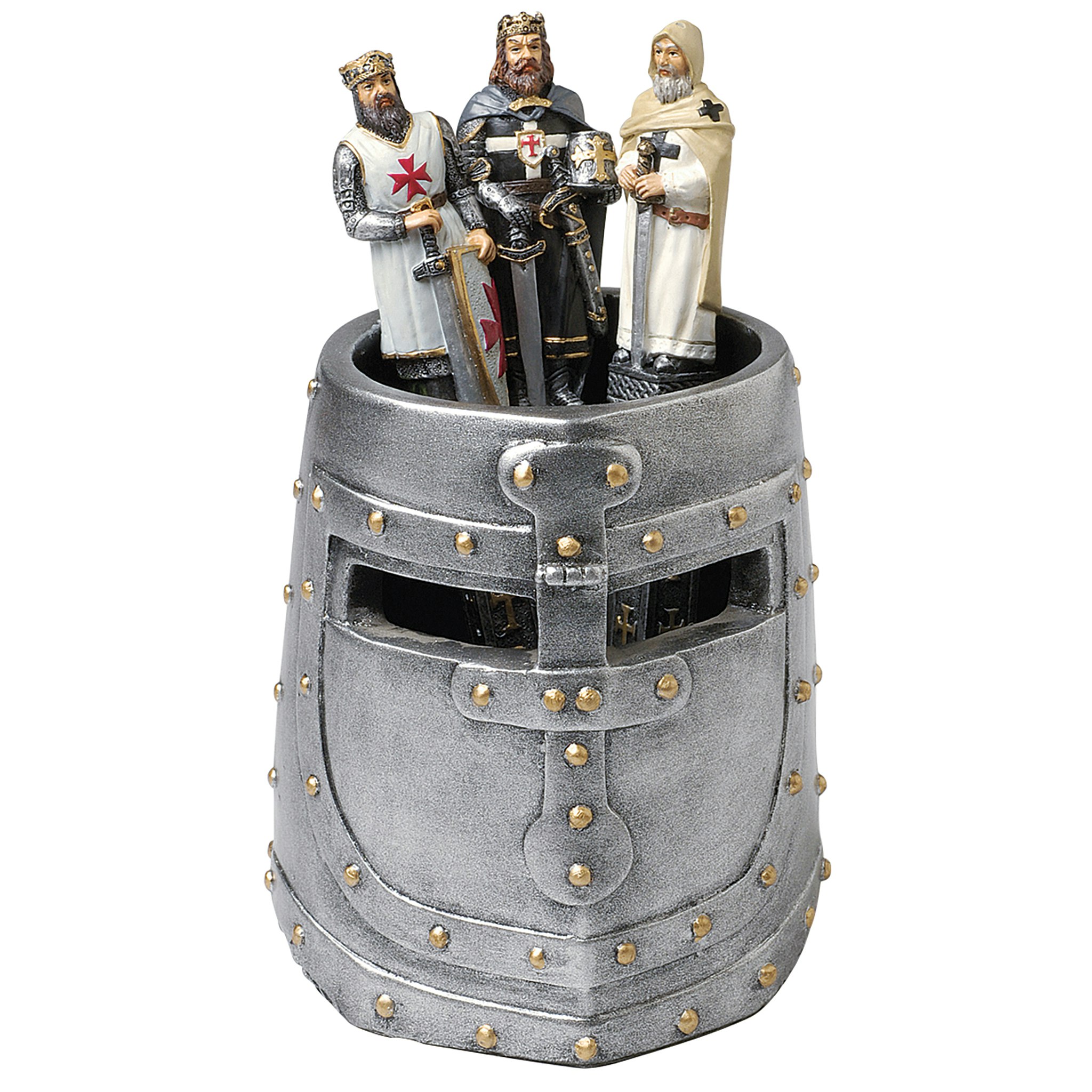Toscano - Knight Templar Desk Accessory Helmet