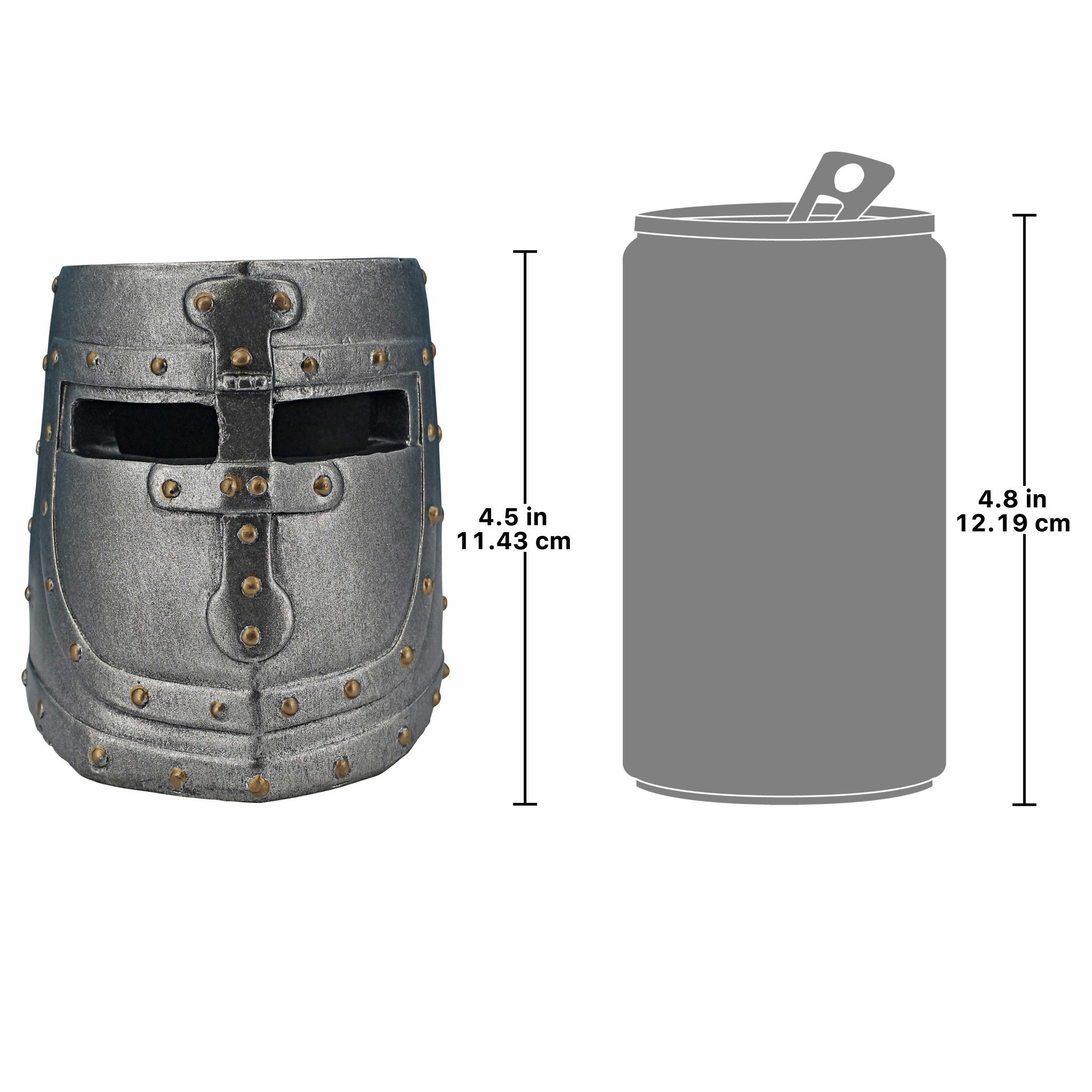 Toscano - Knight Templar Desk Accessory Helmet