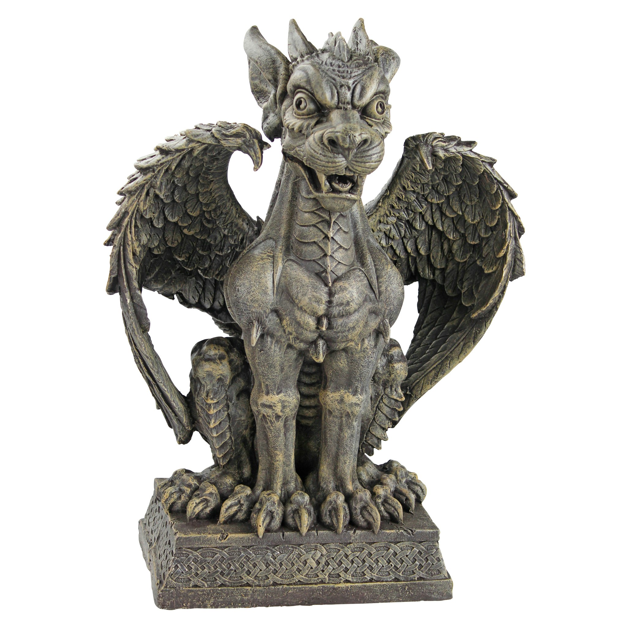 Toscano Saint Ambrose Gate Gargoyle Sentinel Statue - Boden