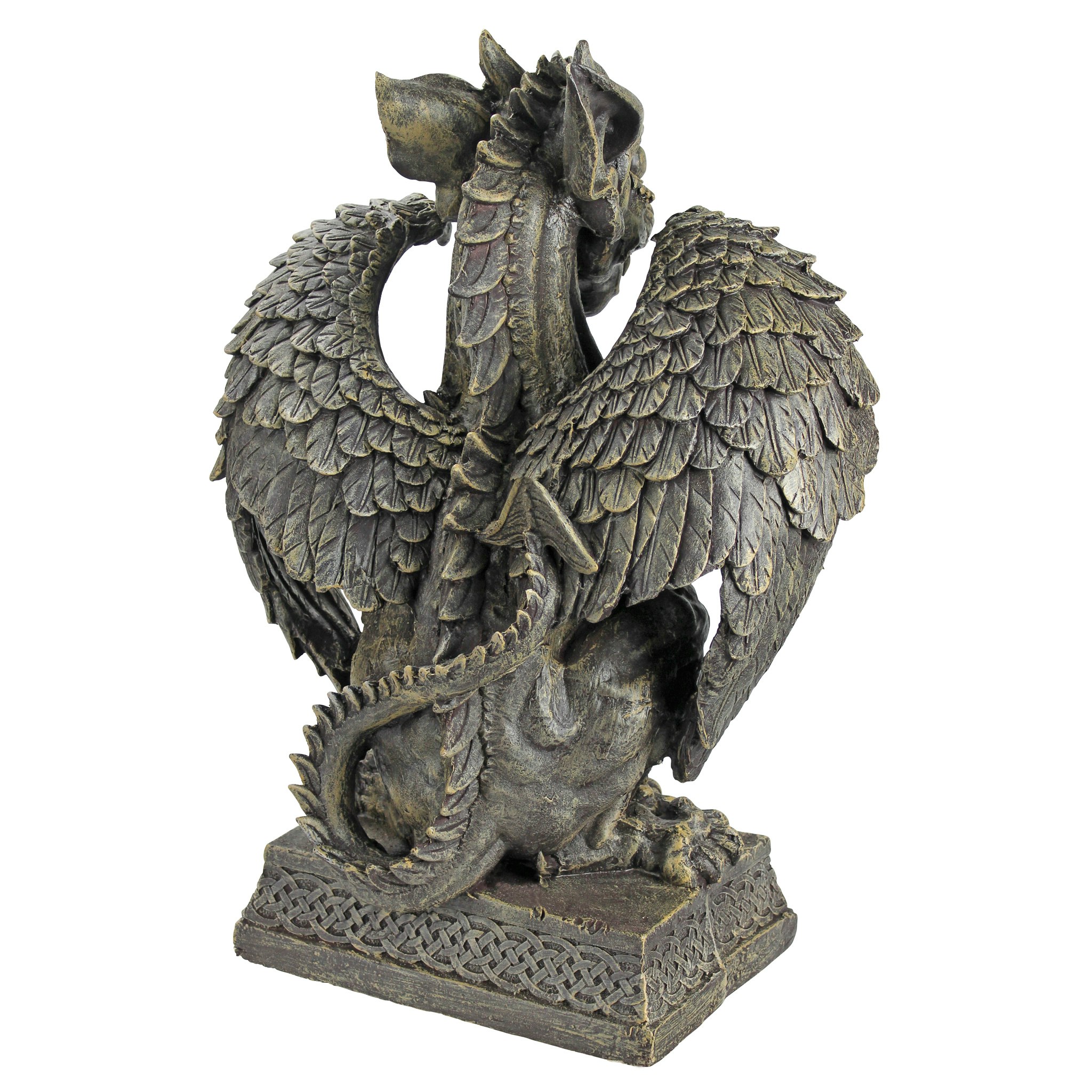 Toscano Saint Ambrose Gate Gargoyle Sentinel Statue - Boden