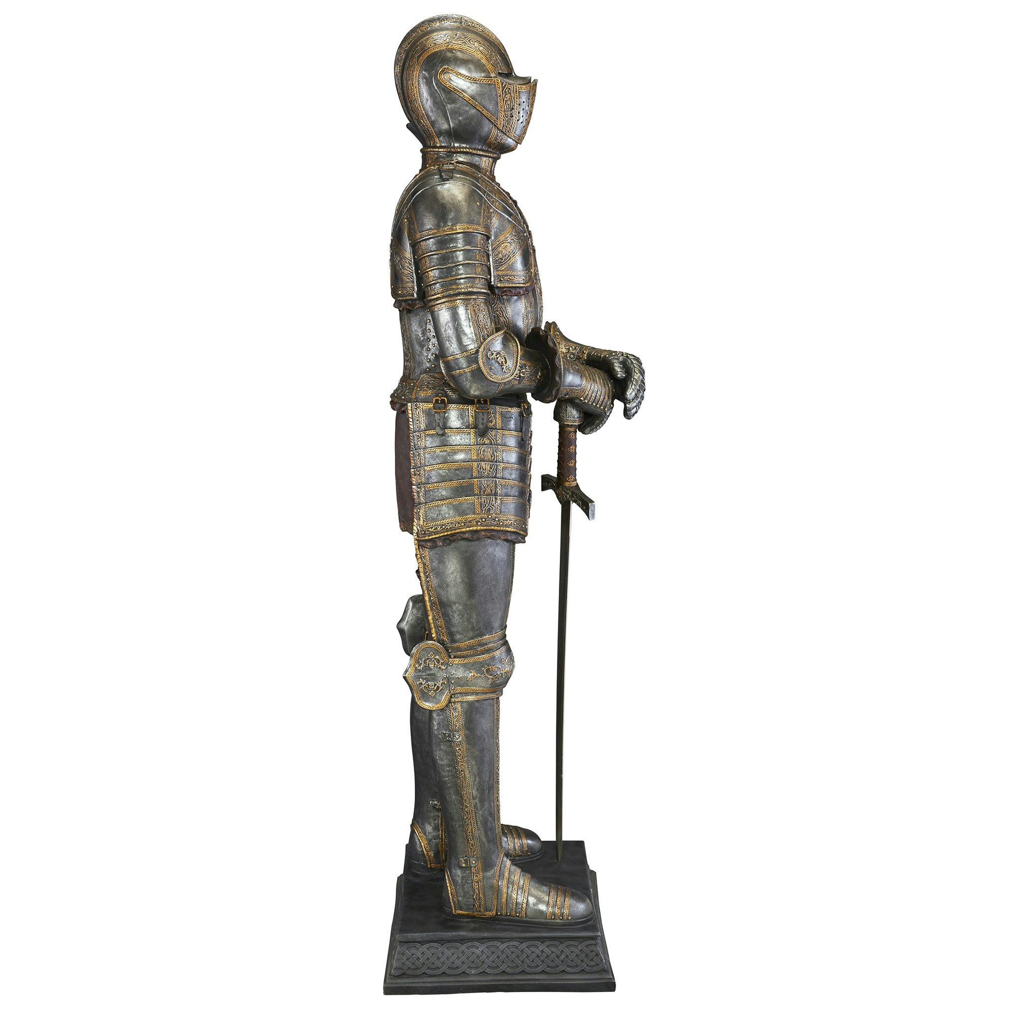 Toscano - Knight Guard Medieval Armor Statue with Sword