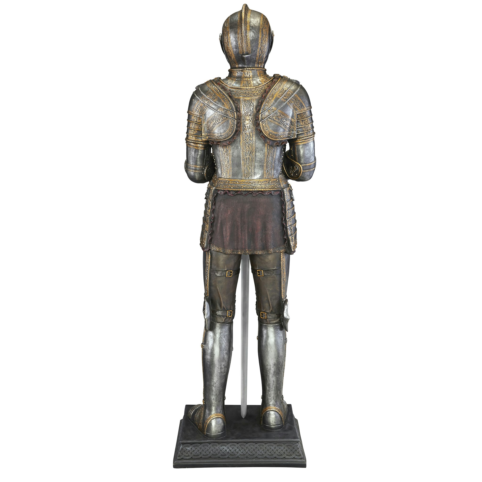 Toscano - Knight Guard Medieval Armor Statue with Sword