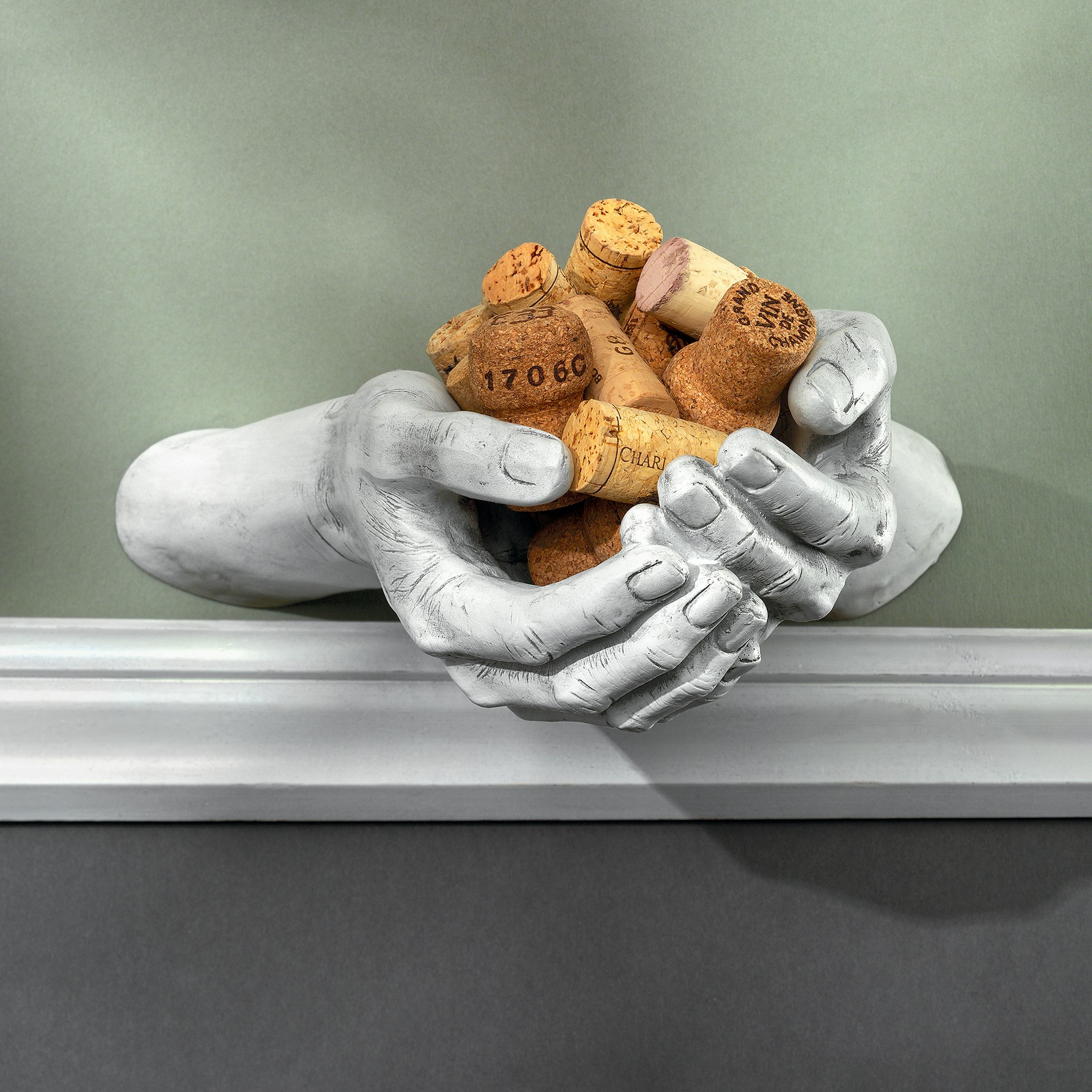 Toscano - The Offering Hands Wall Sculpture