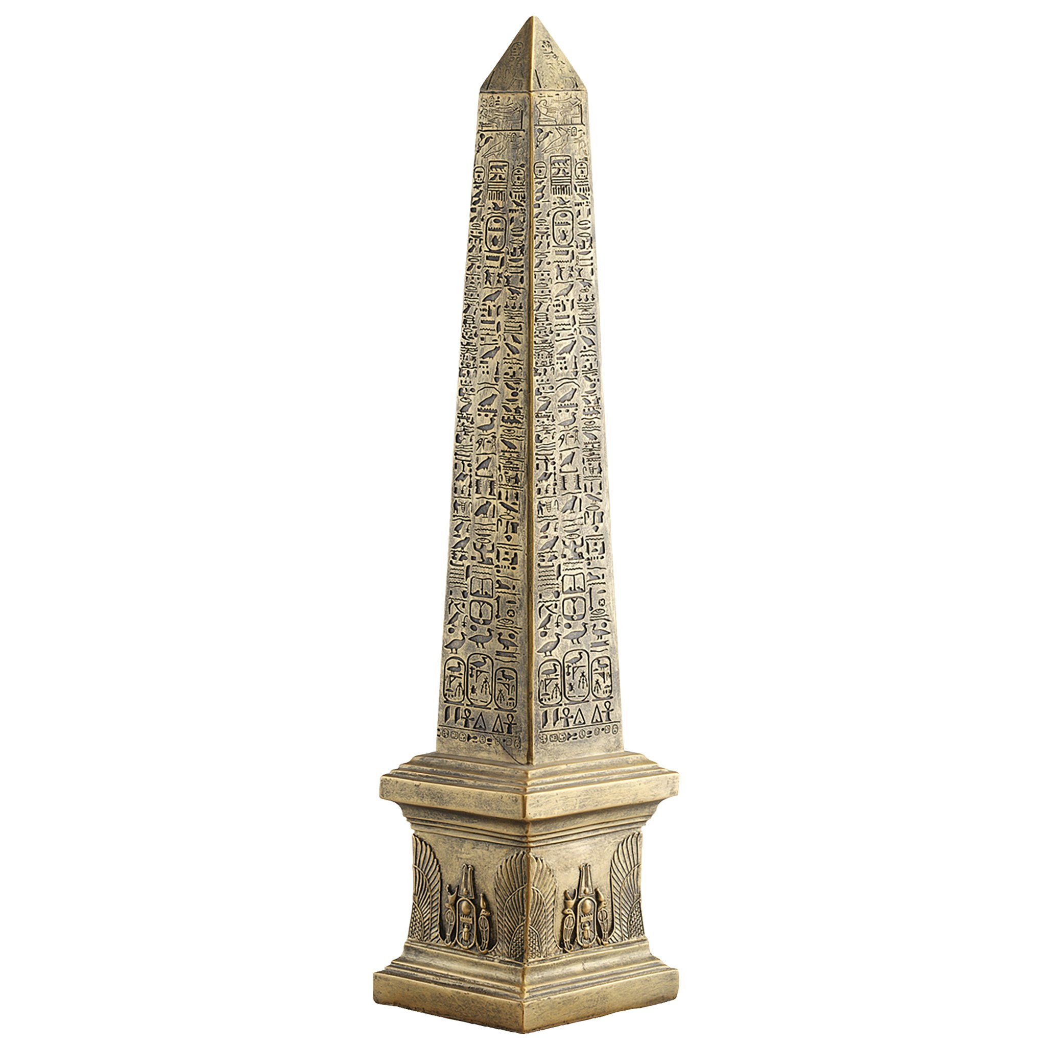 Toscano - Golden Obelisk of Ancient Egypt Statue