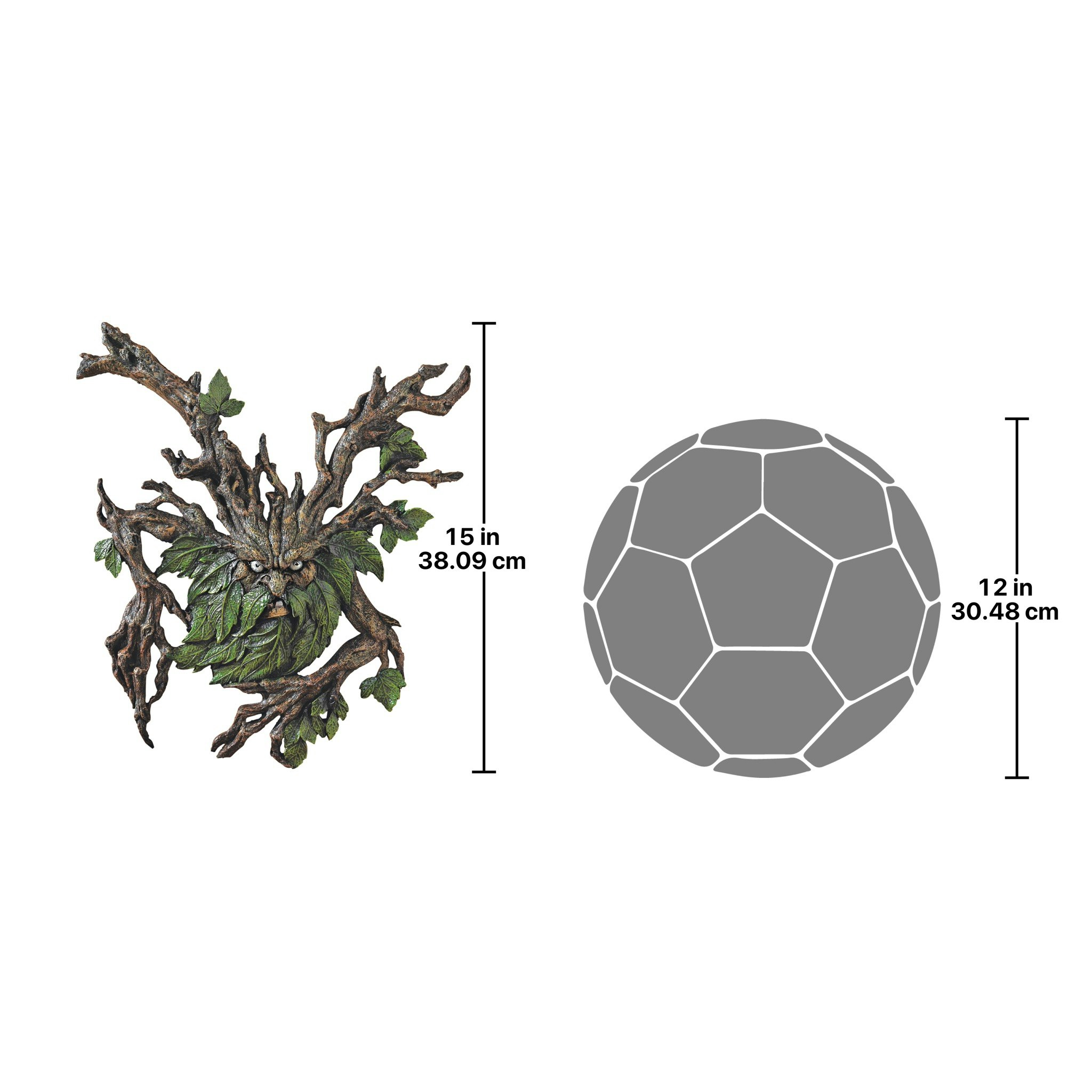 Toscano - Crotchety Crank Tree Ent Greenman Wall Sculpture
