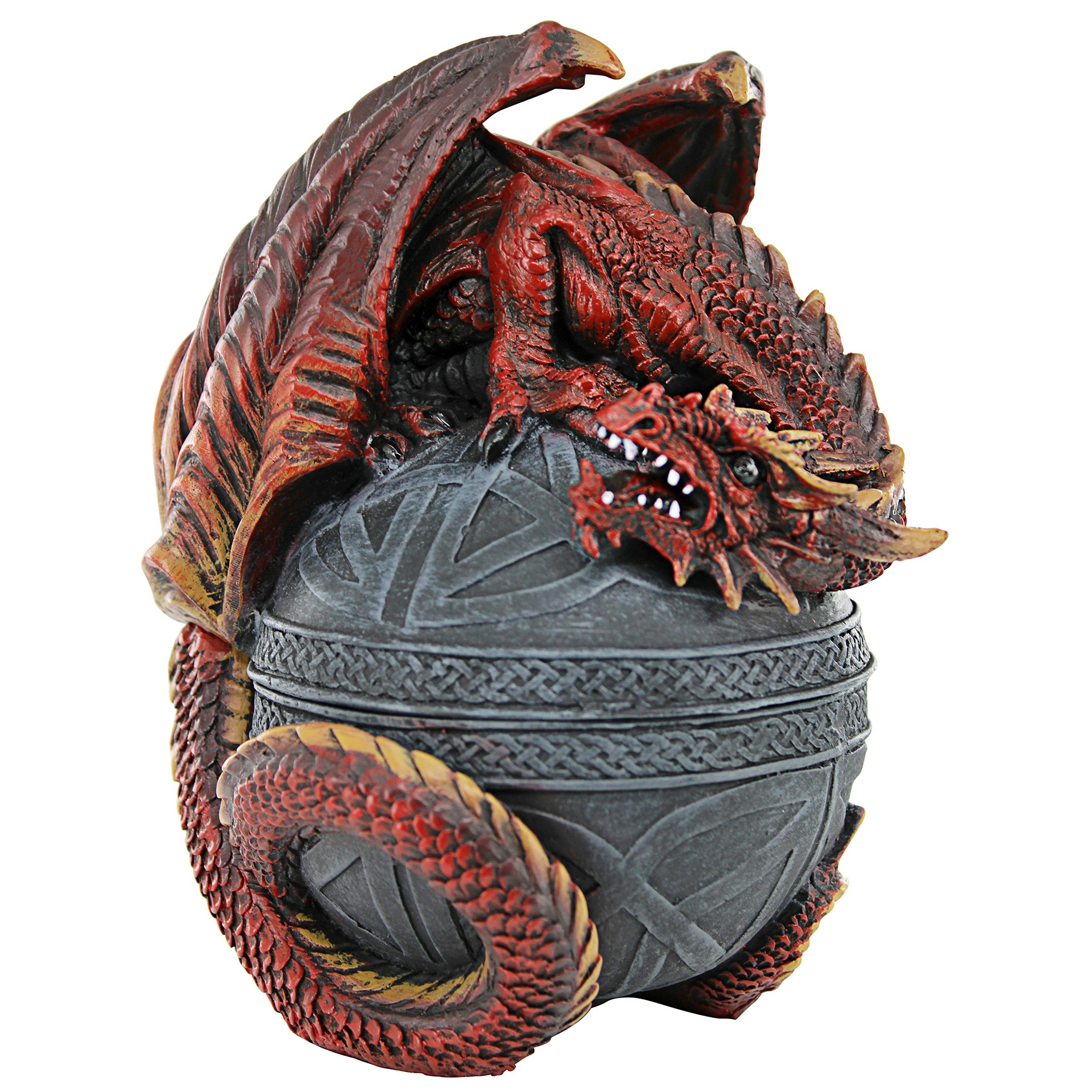 Toscano - Dragon Protector of the Celtic Orb Sculptural Box