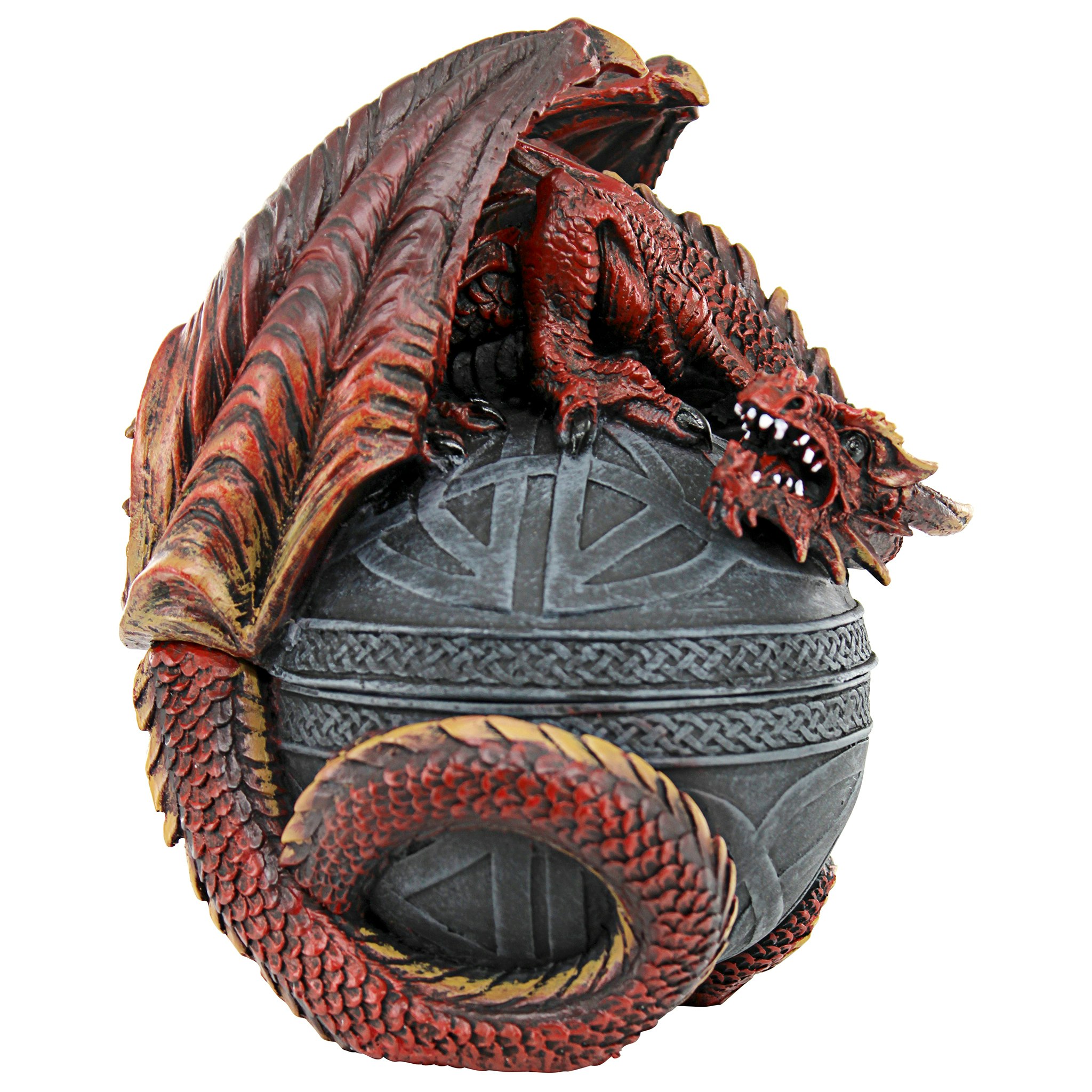 Toscano - Dragon Protector of the Celtic Orb Sculptural Box