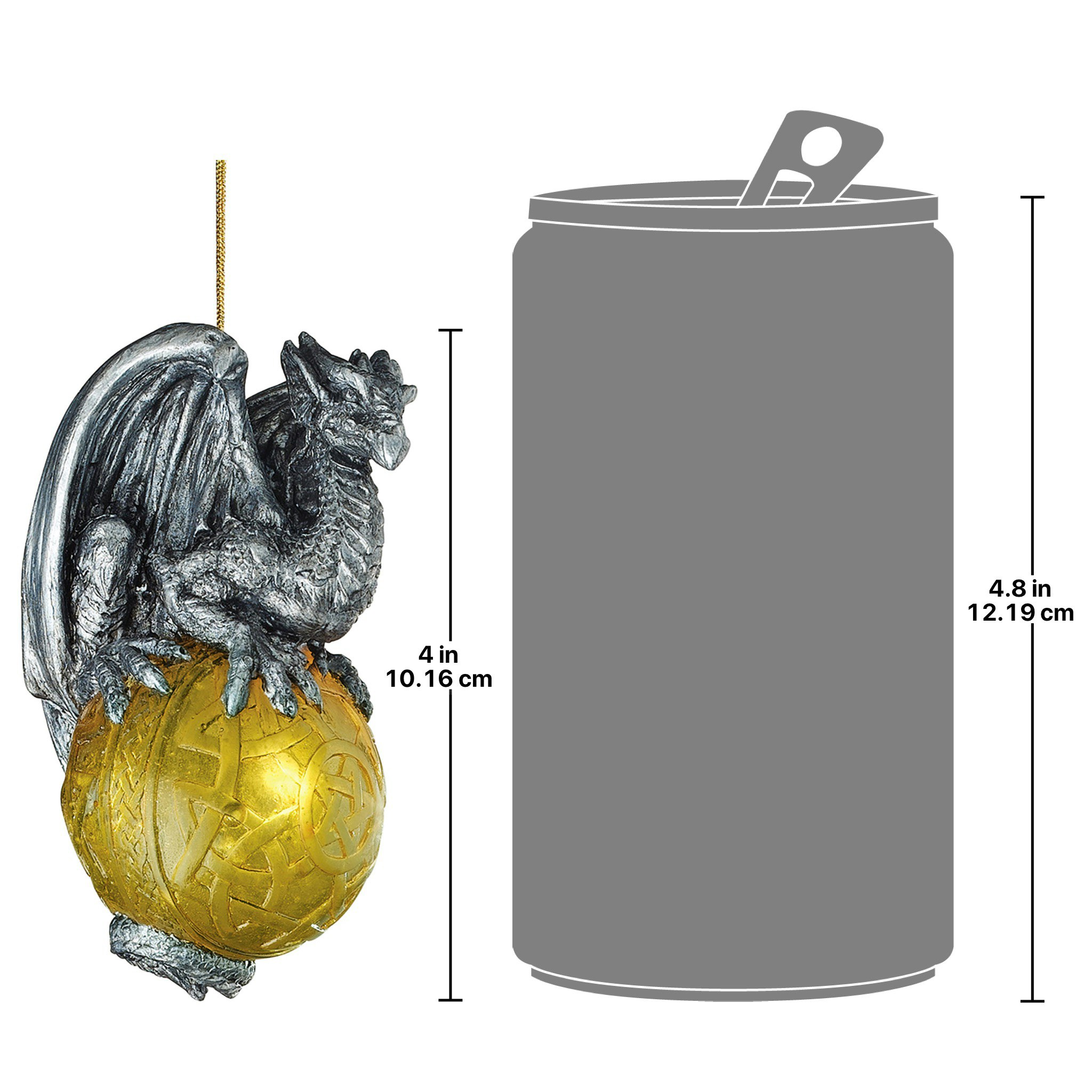 Toscano - Protector of the Gothic Portal Celtic Dragon 2010 Holiday Ornament