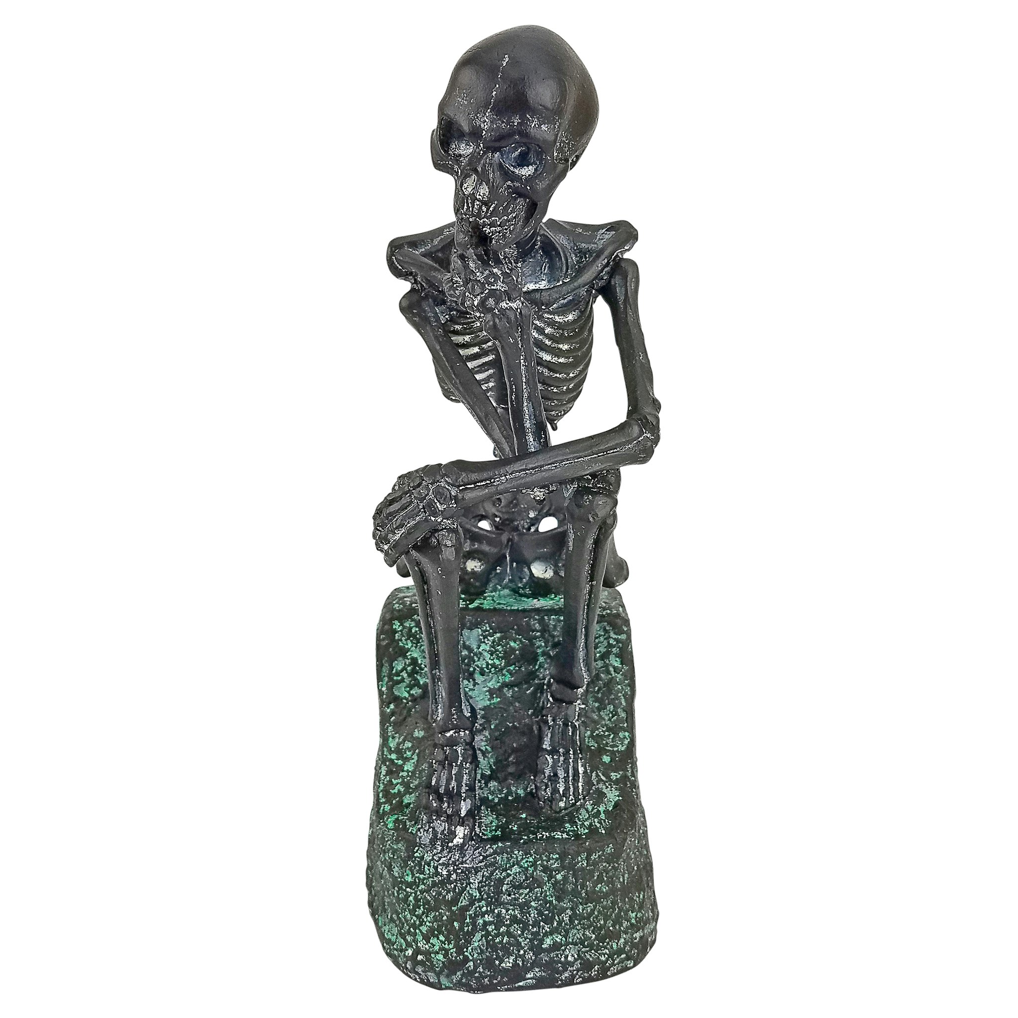 Toscano - The Skeleton Thinker Statue