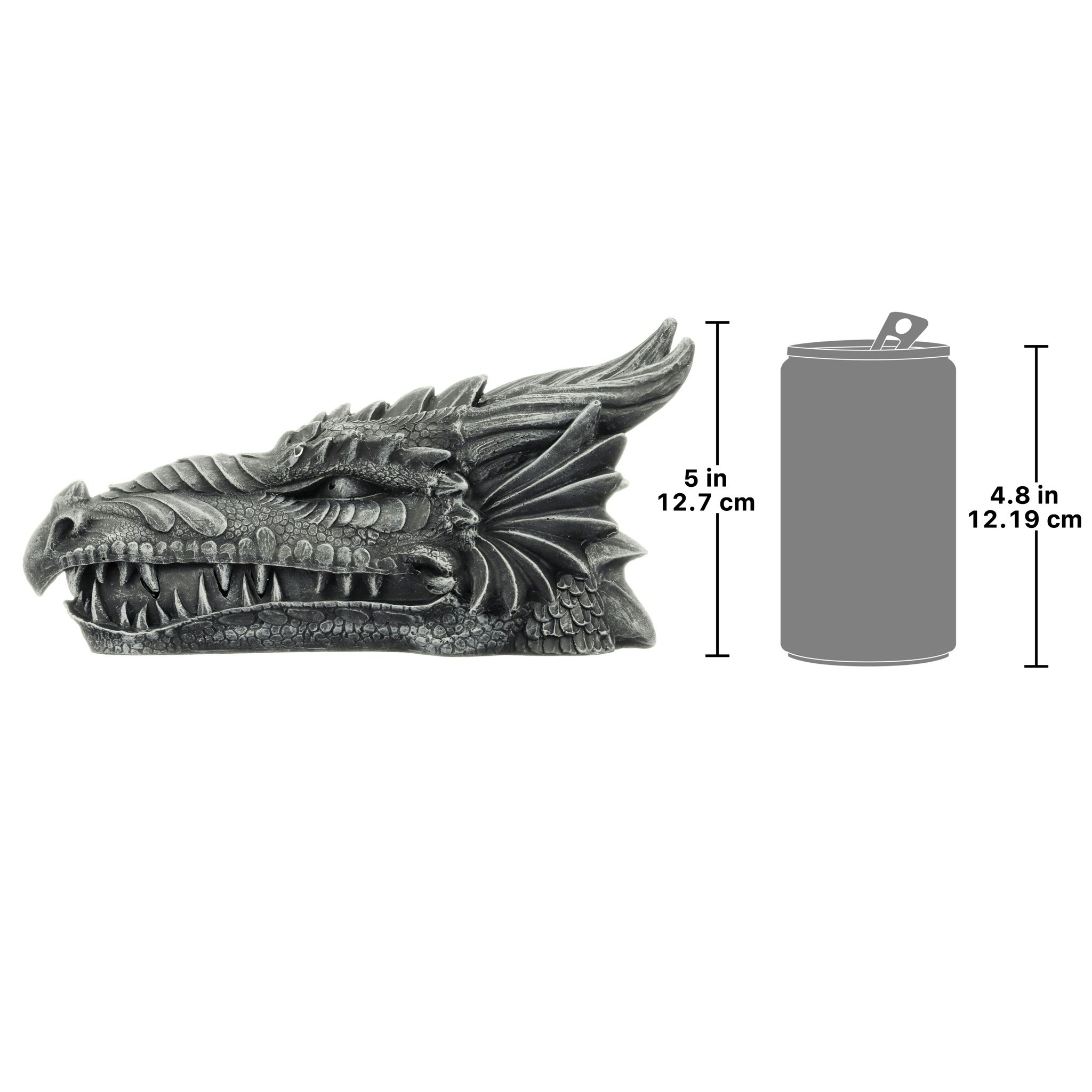 Toscano - Stryker the Smoking Dragon Sculptural Incense Burner Box