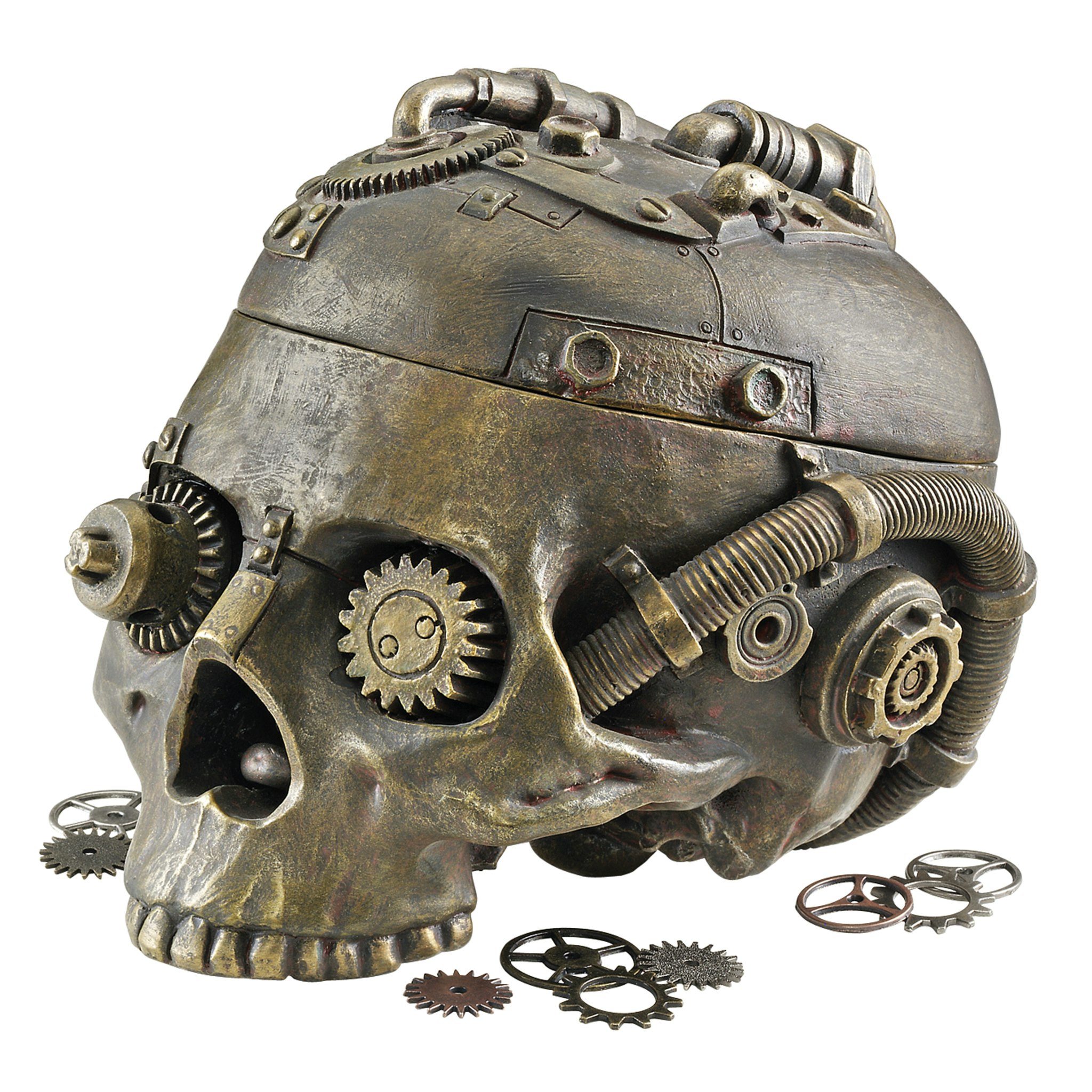 Toscano - Steampunk Skull Containment Vessel