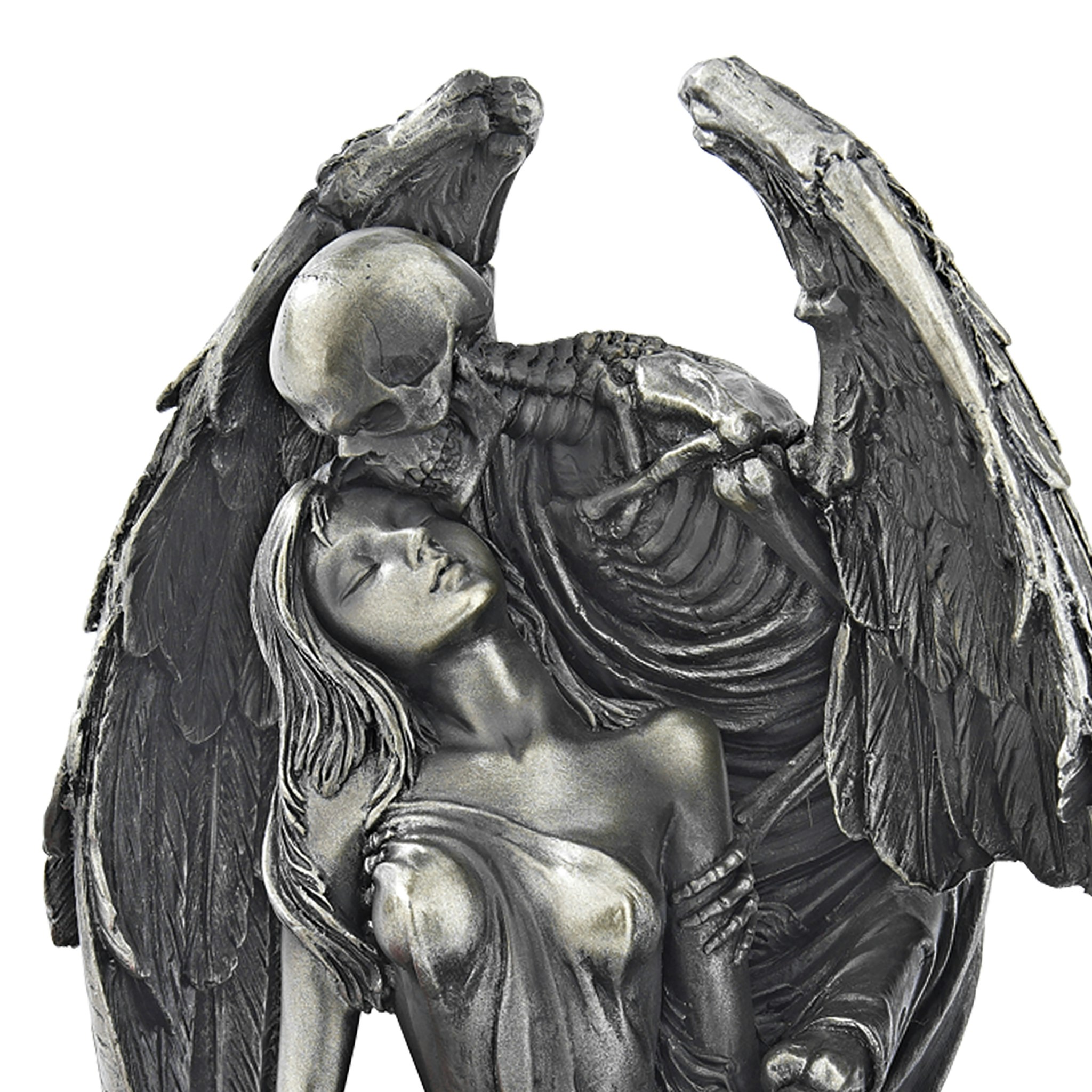 Toscano - Kiss of Death Winged Skeleton Statue