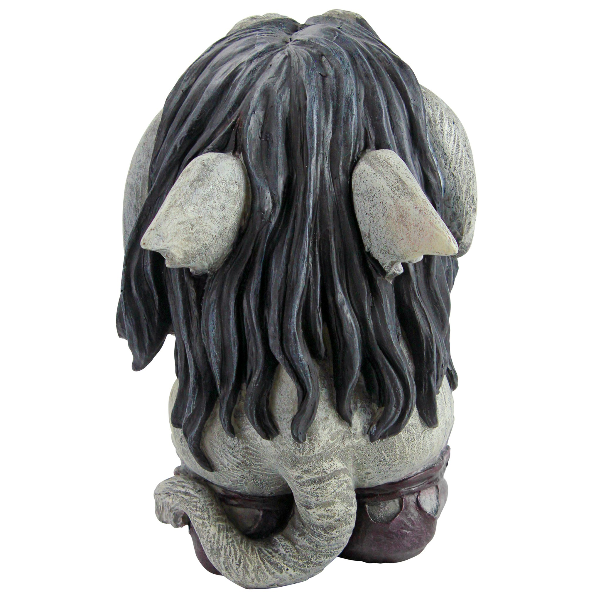 Toscano - Pondering Sylvester the Cynical Gnome Troll Statue