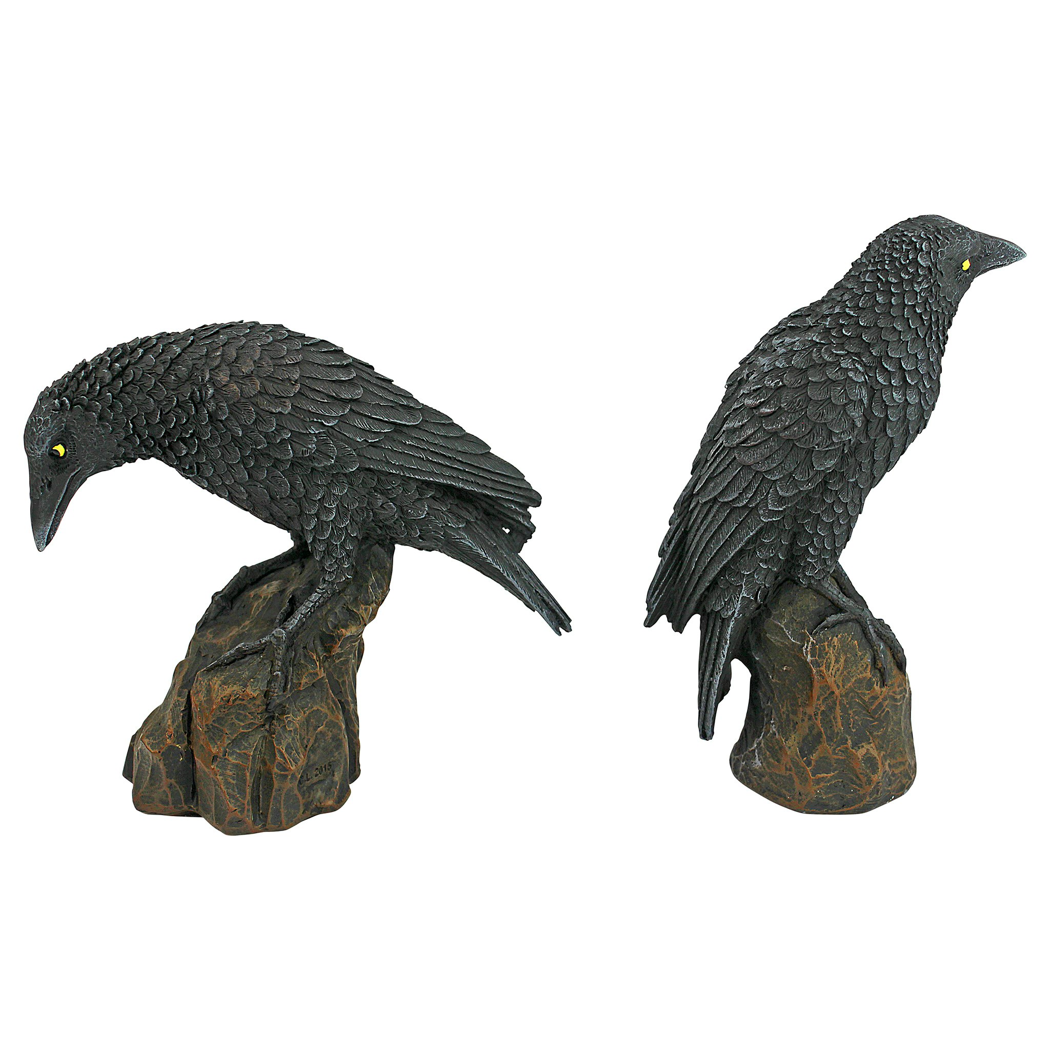 Toscano - Mystic Night Raven Statue Set