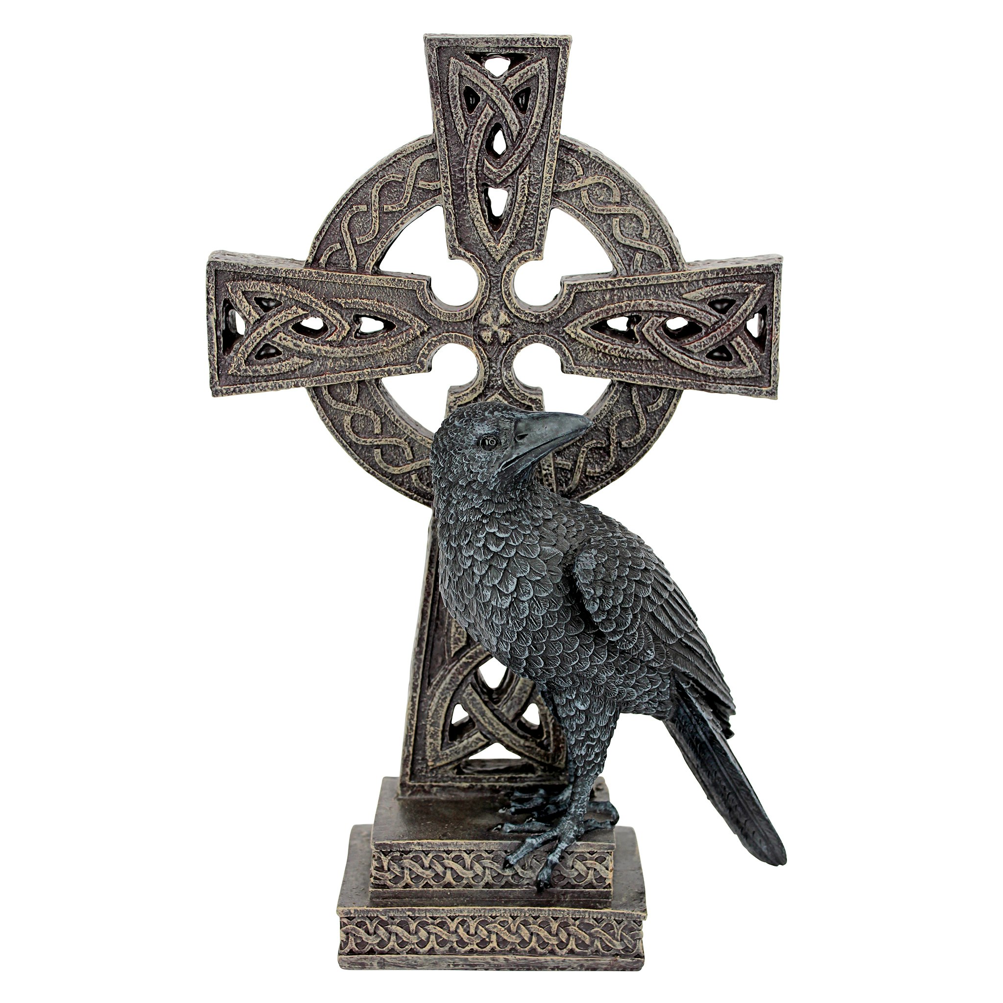 Toscano - Never-Ending Darkness Celtic Raven Statue