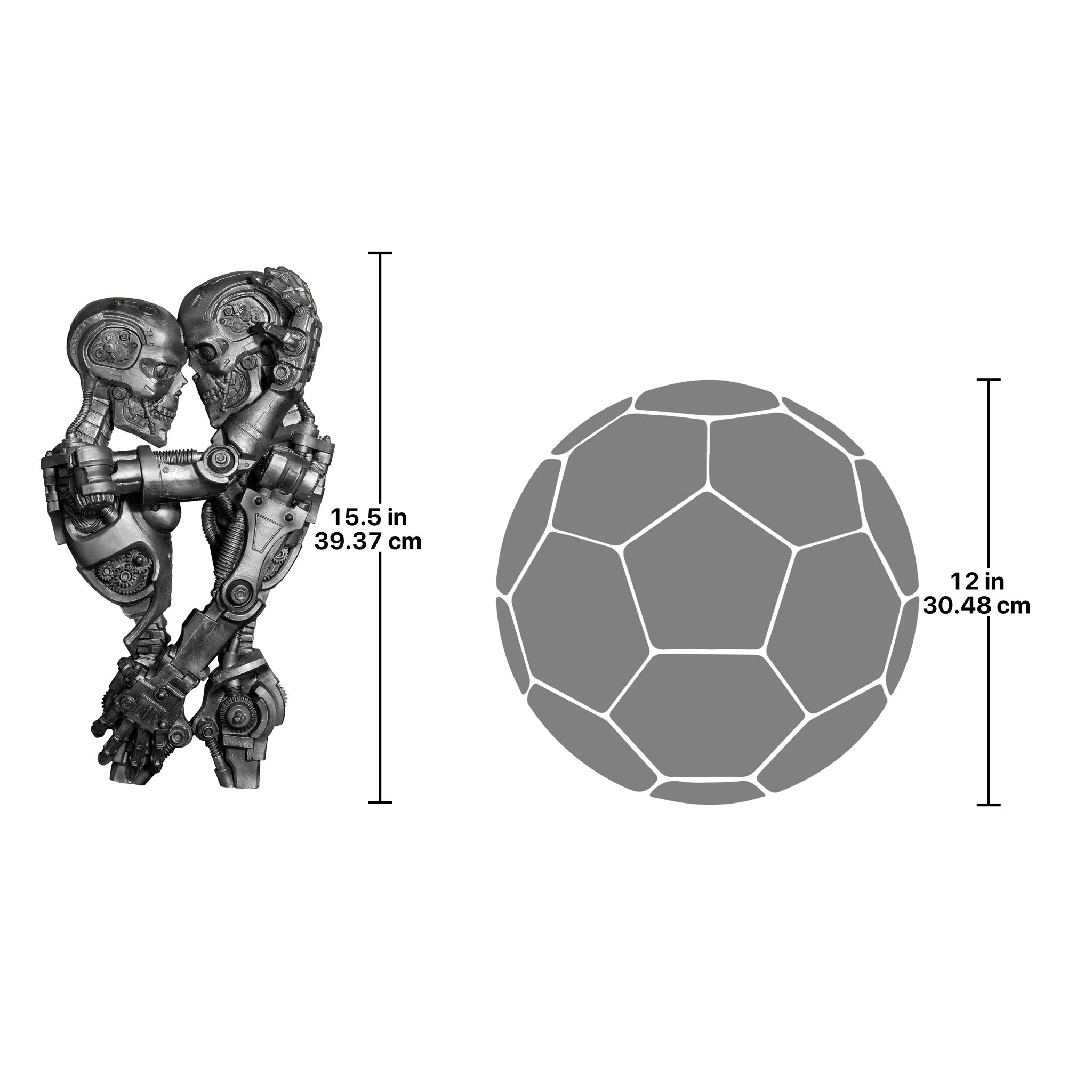 Toscano - Steampunk Machine-Age Sweethearts Wall Sculpture