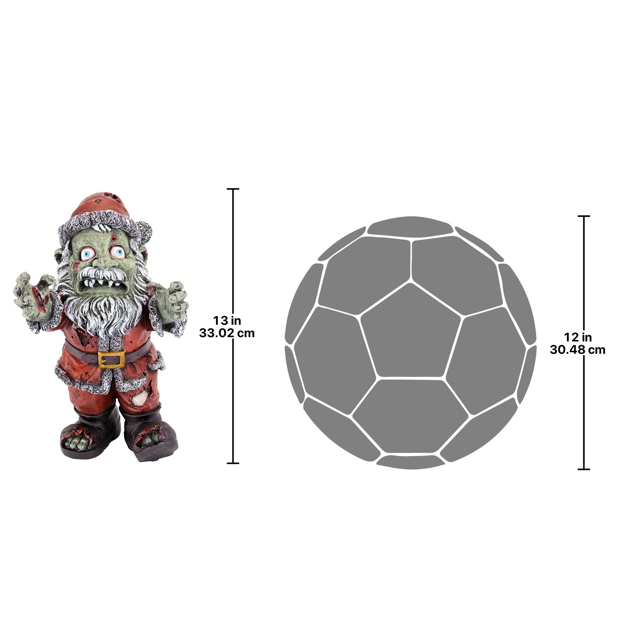 Toscano - Zombie Claus Holiday Statue