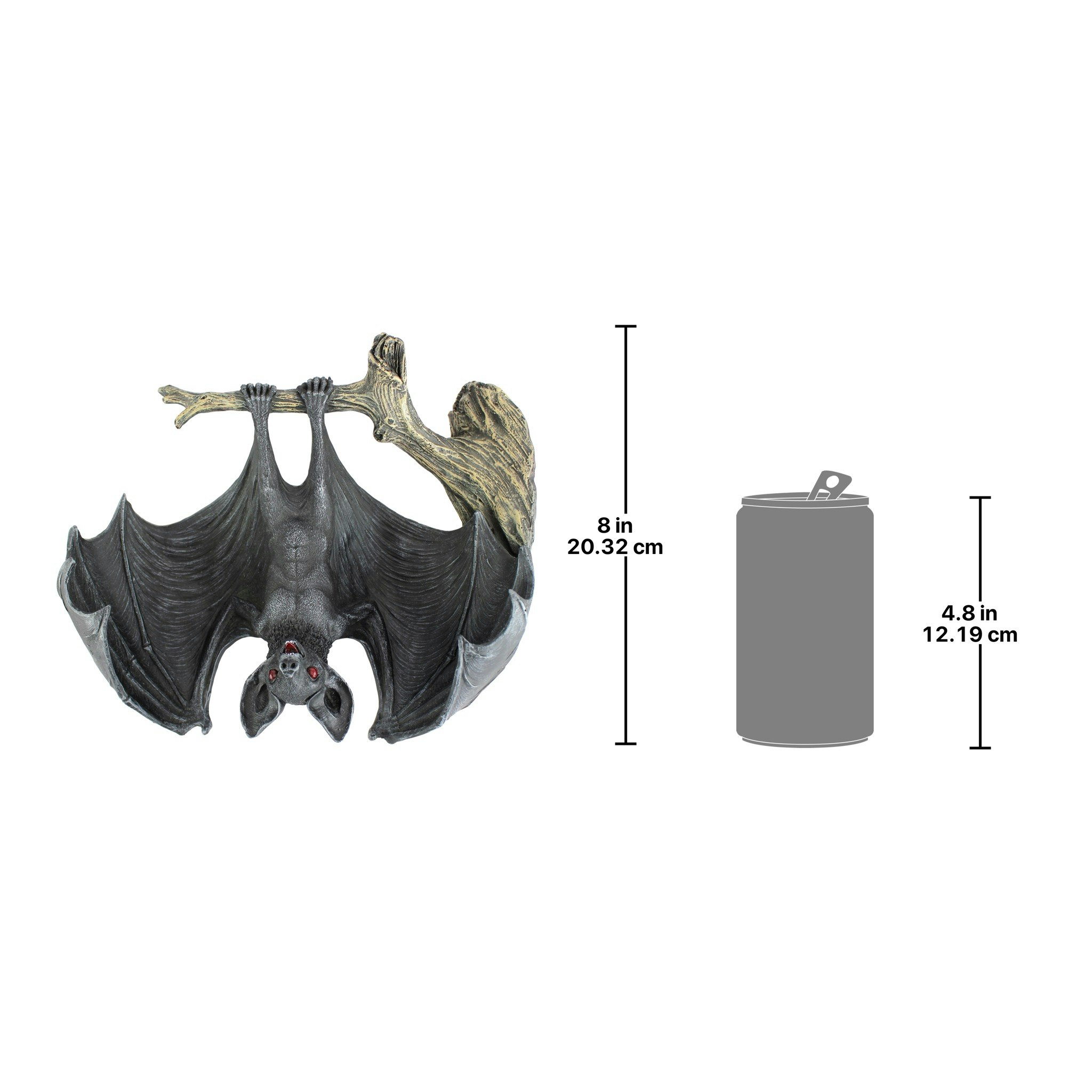 Toscano - Demon of the Night Hanging Vampire Bat Statue