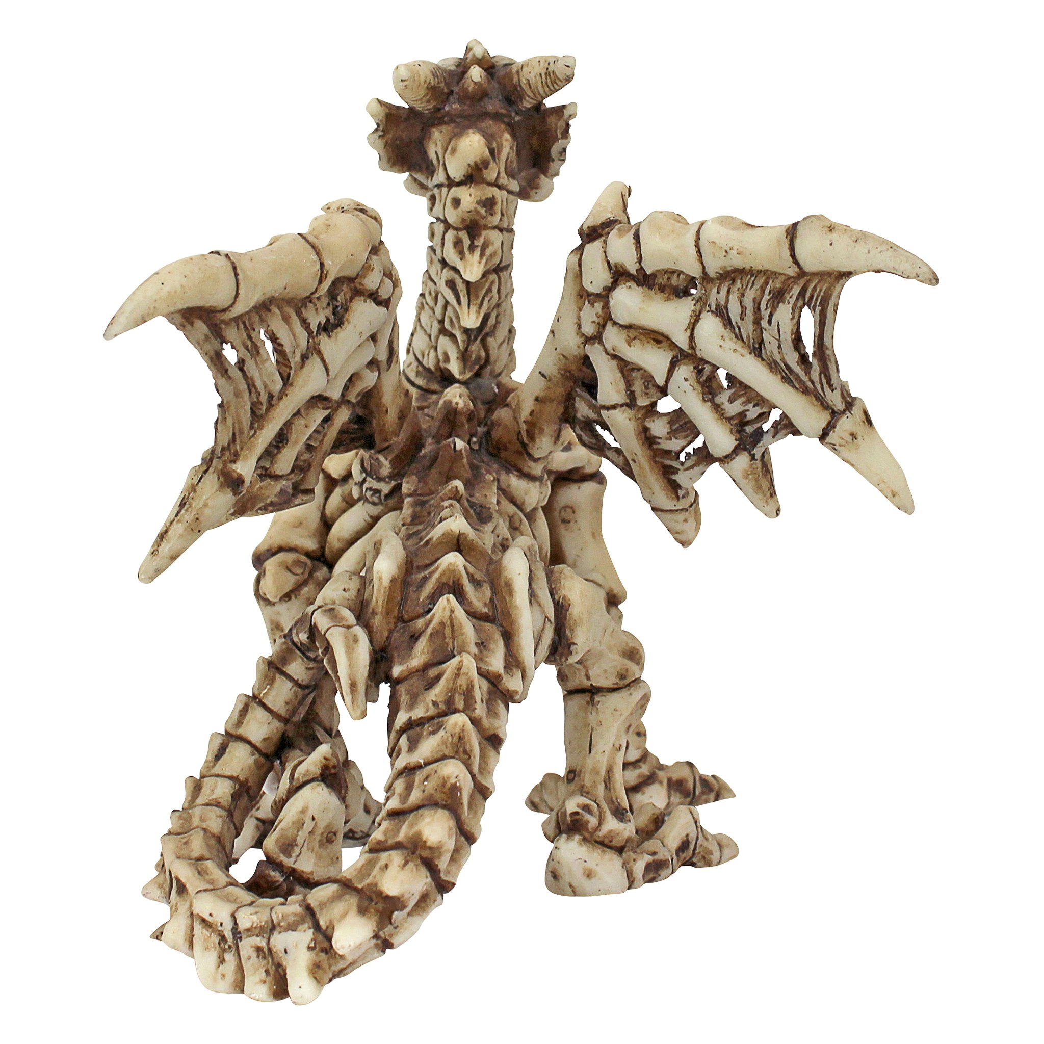 Toscano - Corpus Crux Gothic Dragon Skeleton Statue