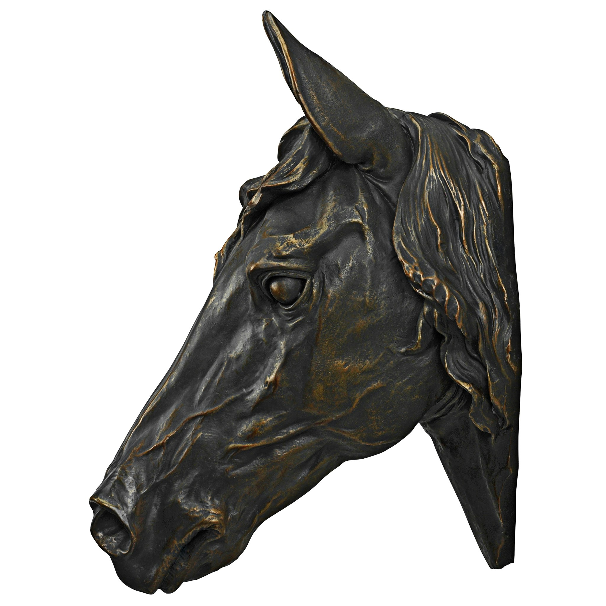 Toscano - Freedom Spirit Horse Study Wall Sculpture