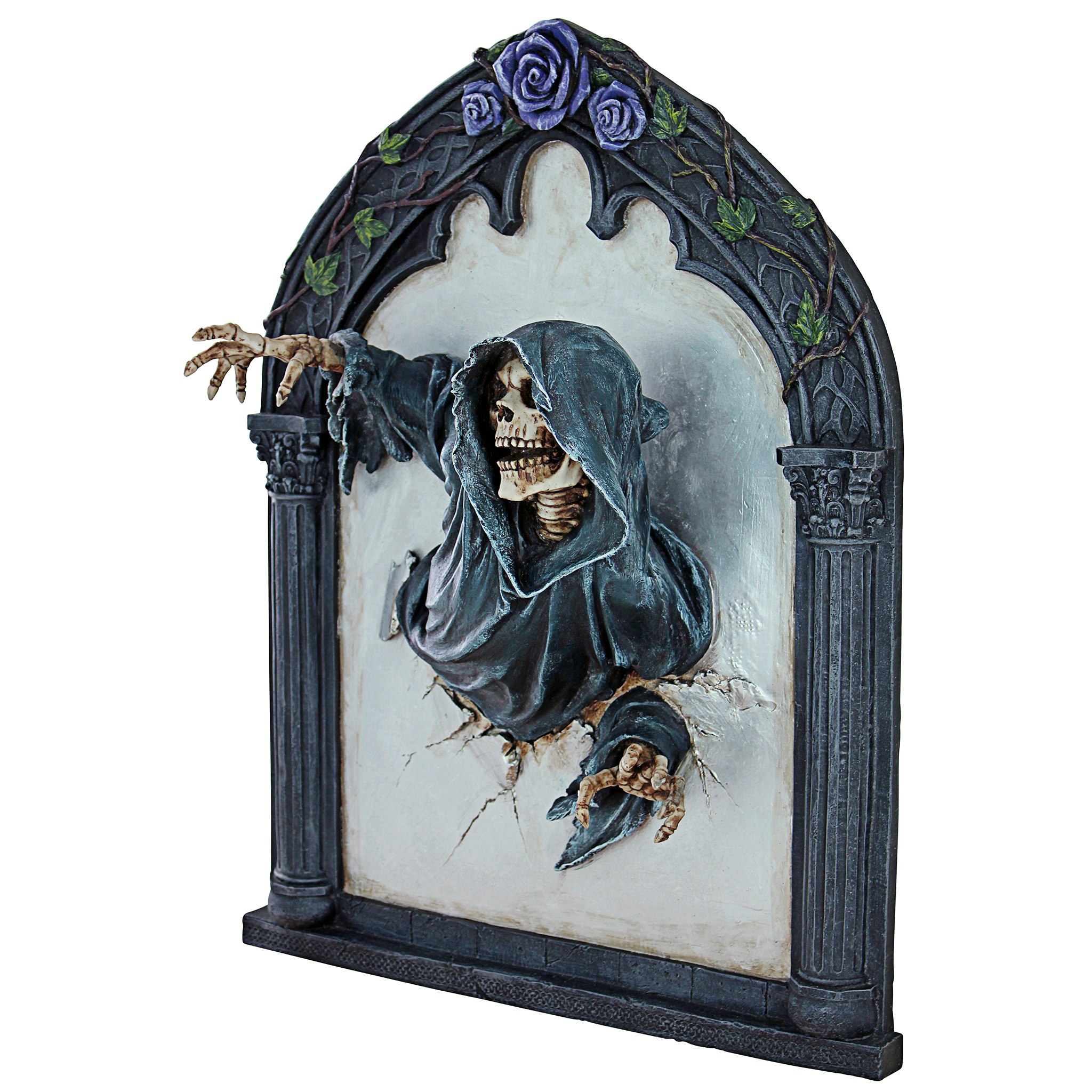 Toscano - Grim Reflections Grim Reaper Gothic Wall Sculpture