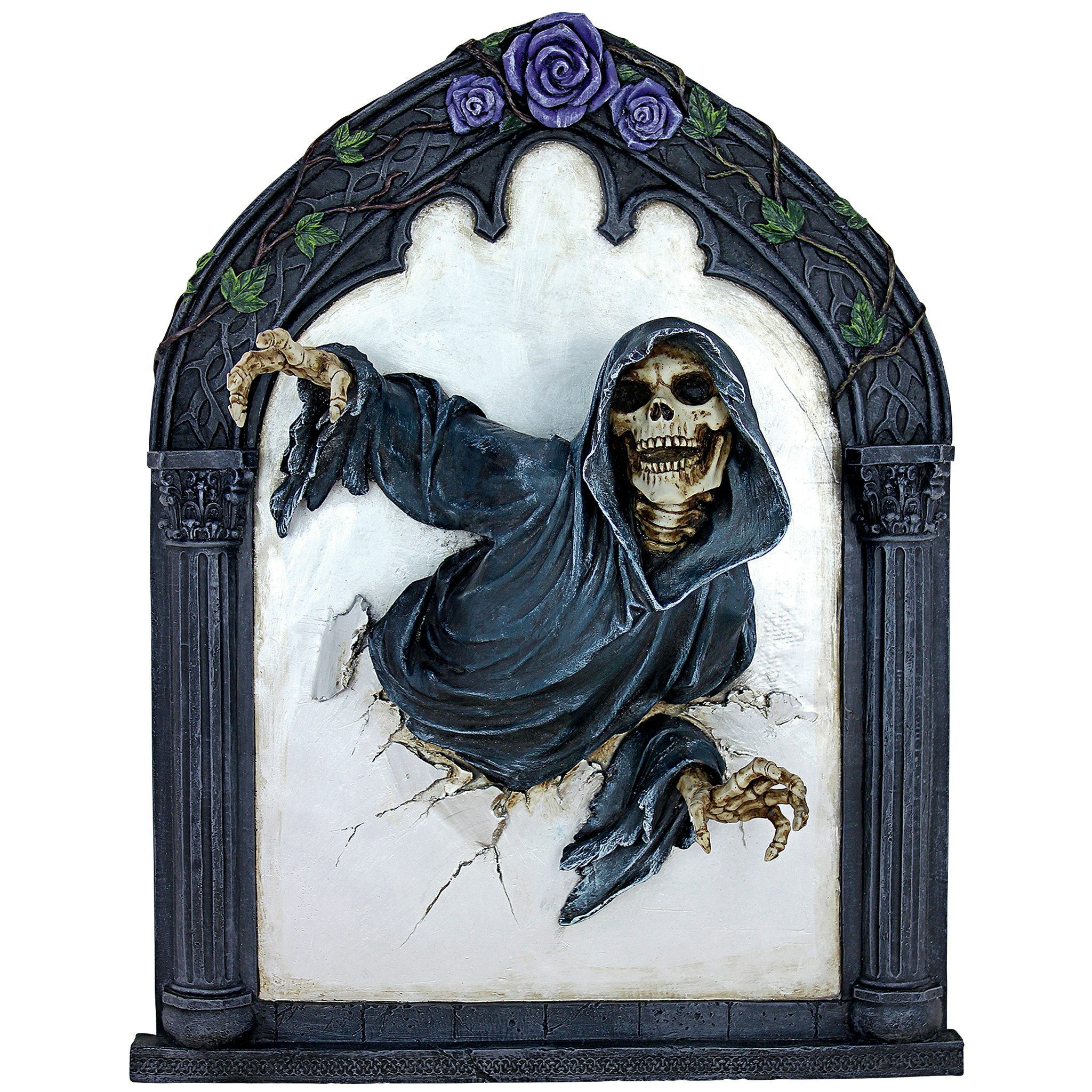 Toscano - Grim Reflections Grim Reaper Gothic Wall Sculpture