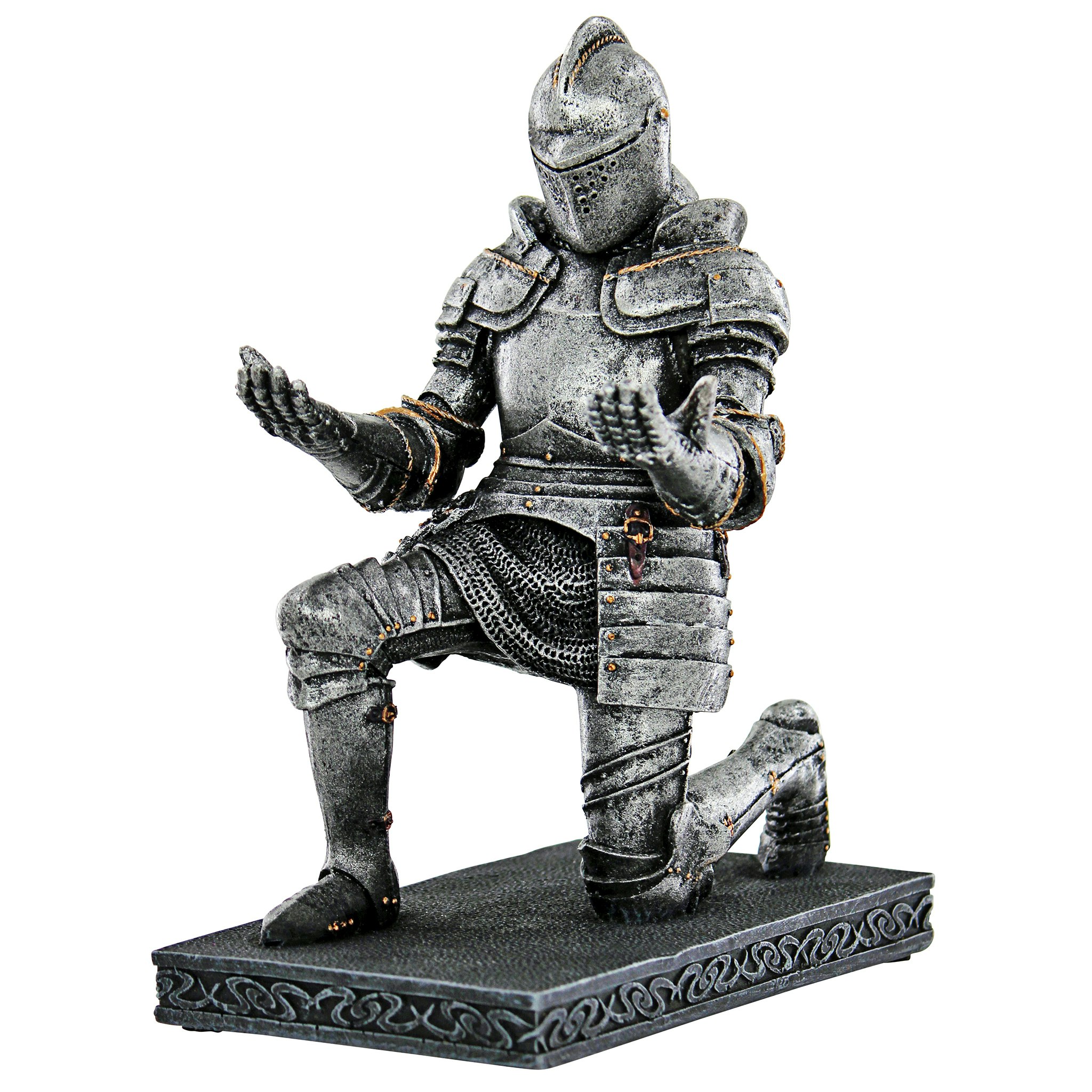 Toscano - King Arthur Medieval Knight of the Royal Scribe Pen Holder Statue