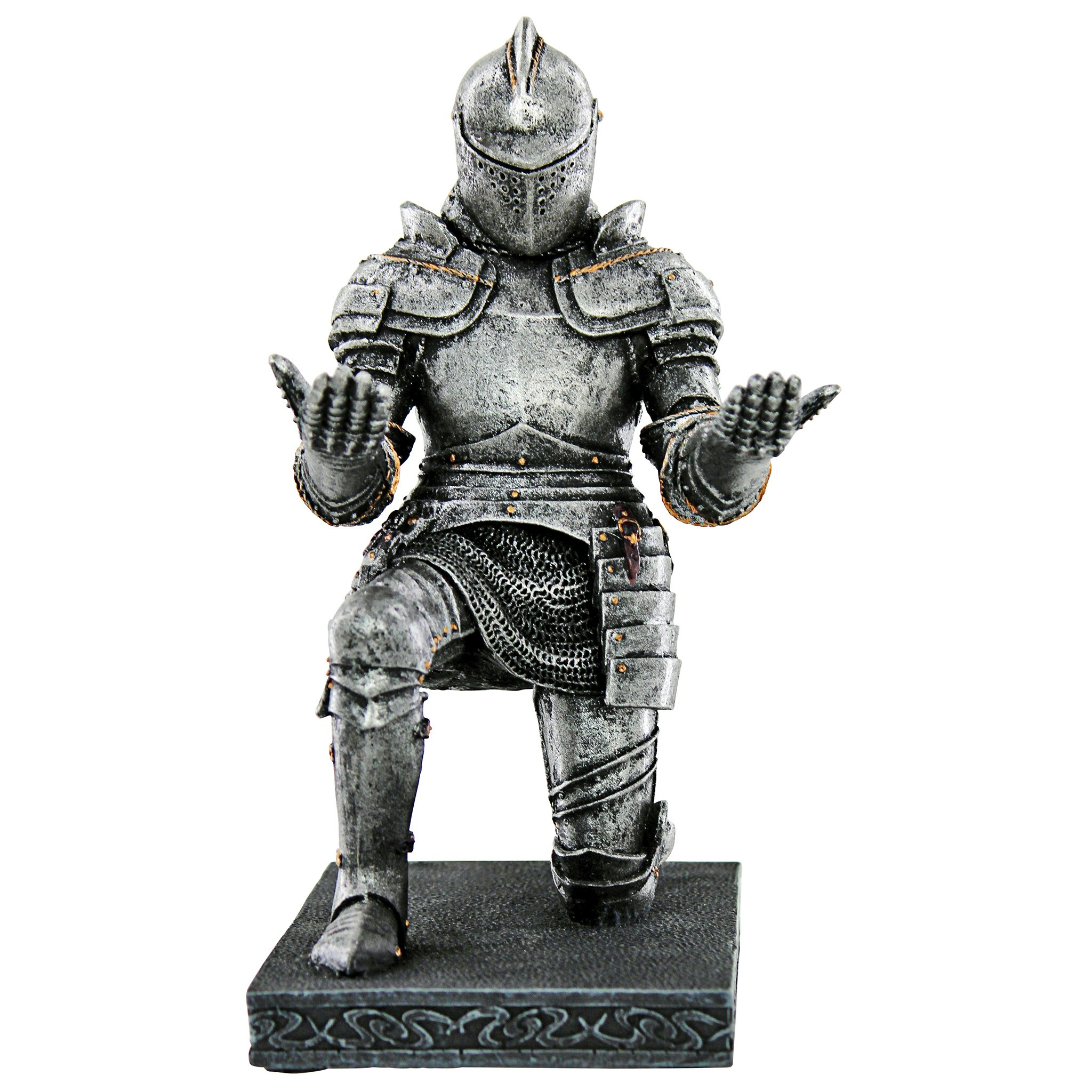 Toscano - King Arthur Medieval Knight of the Royal Scribe Pen Holder Statue