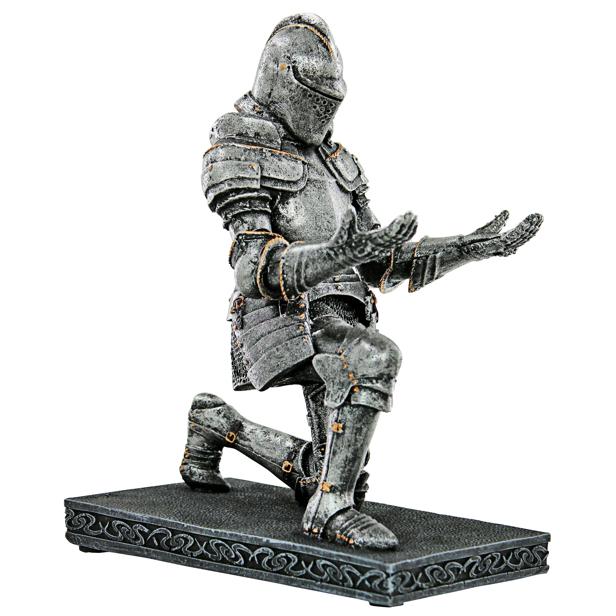 Toscano - King Arthur Medieval Knight of the Royal Scribe Pen Holder Statue