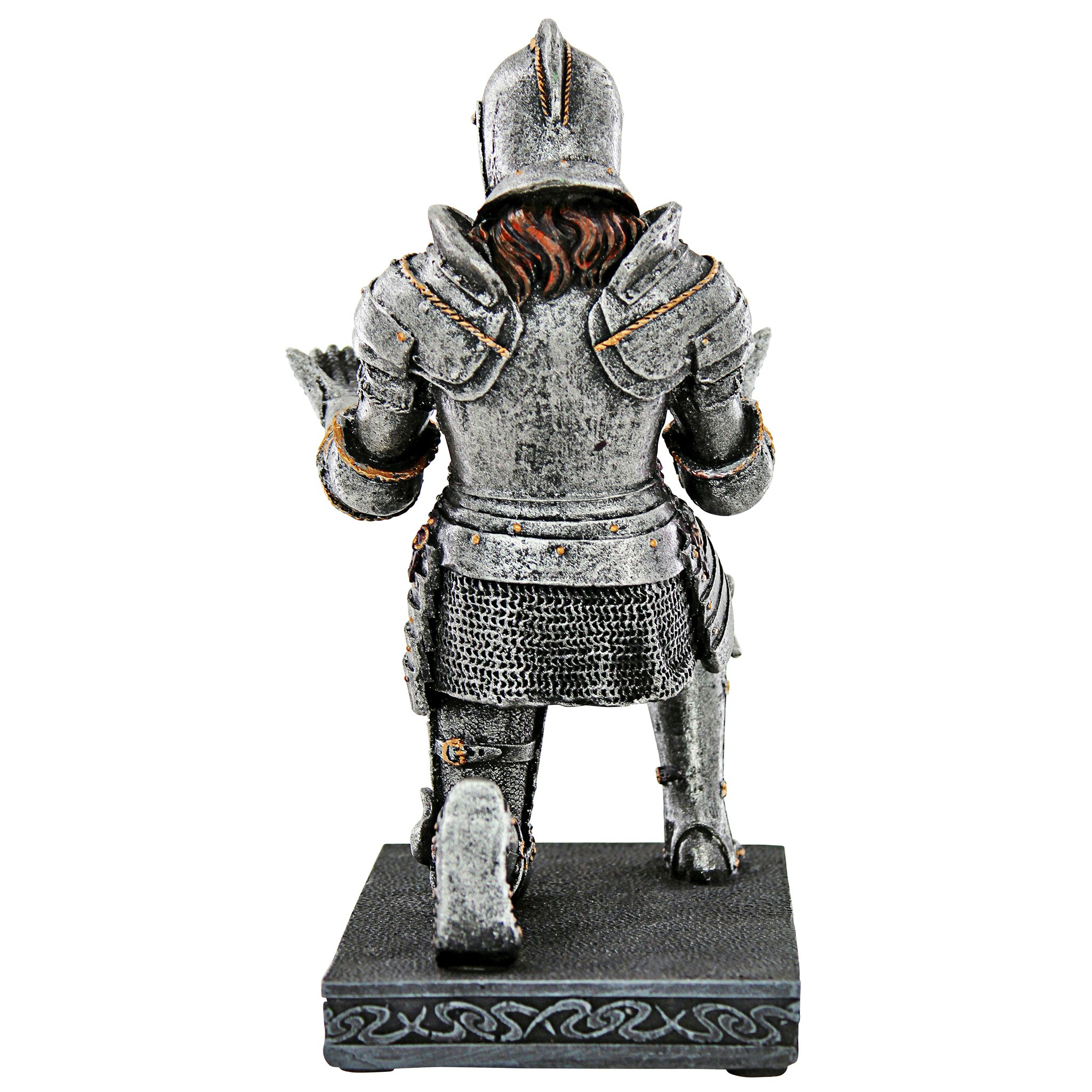 Toscano - King Arthur Medieval Knight of the Royal Scribe Pen Holder Statue