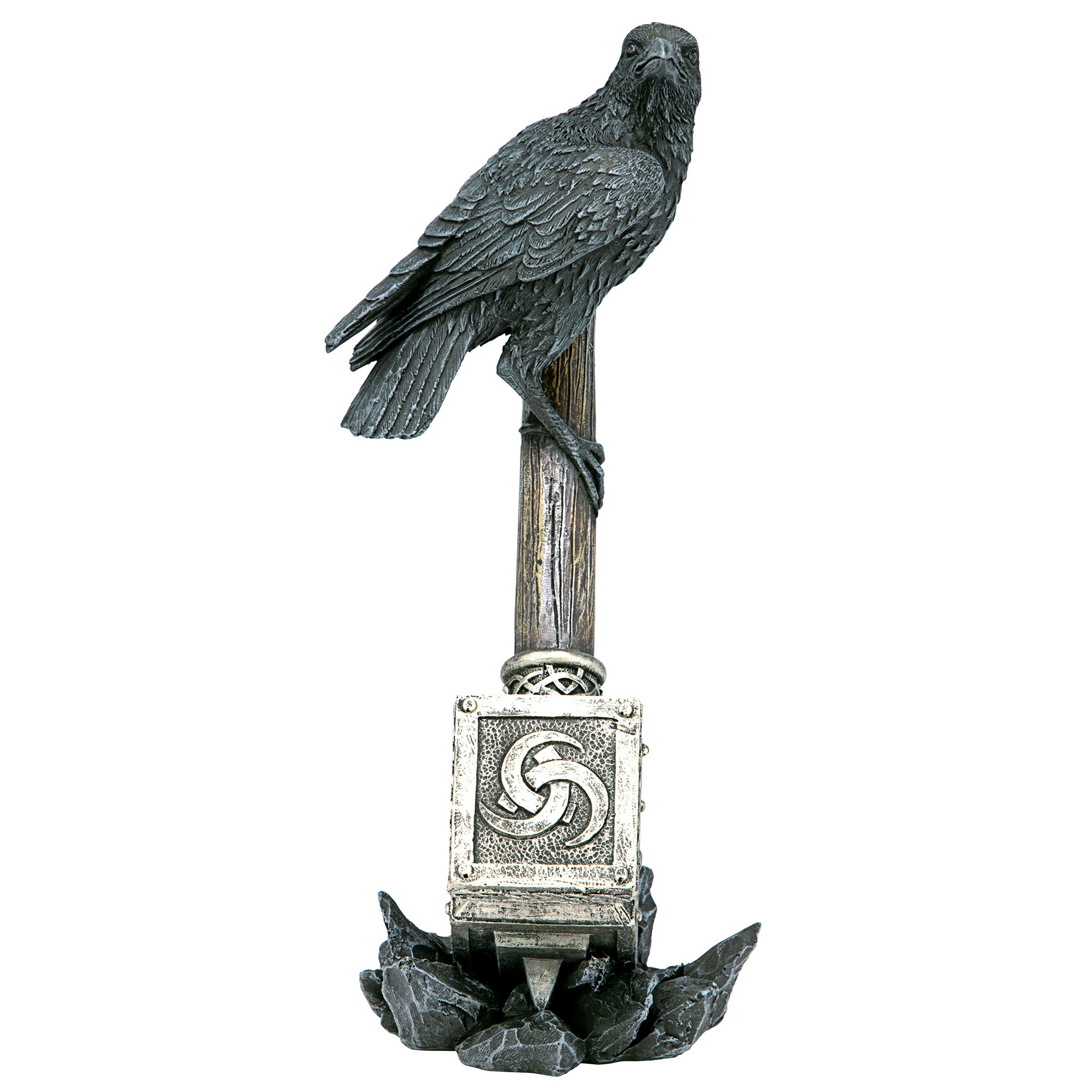 Toscano - Raven Guardian of Thor’s Thunder Hammer Statue