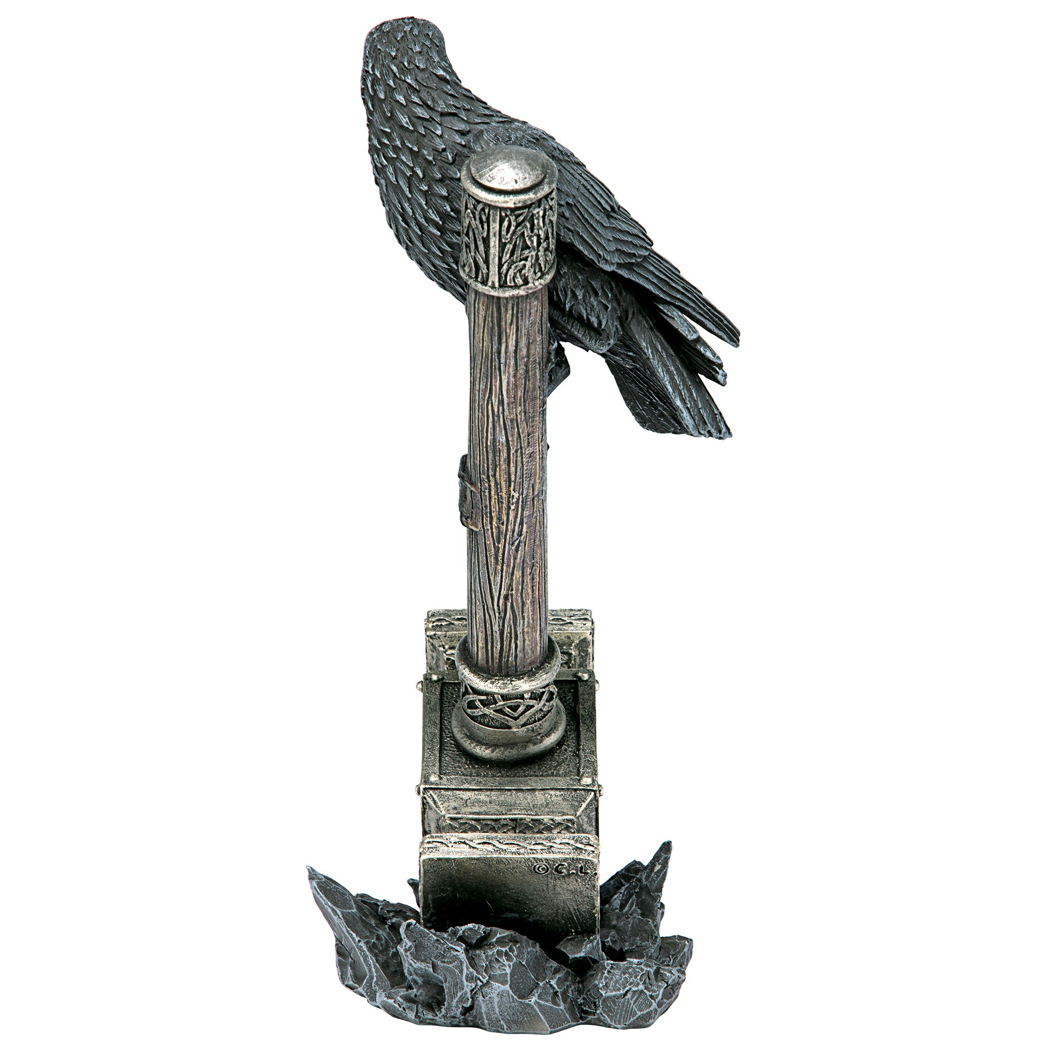 Toscano - Raven Guardian of Thor’s Thunder Hammer Statue