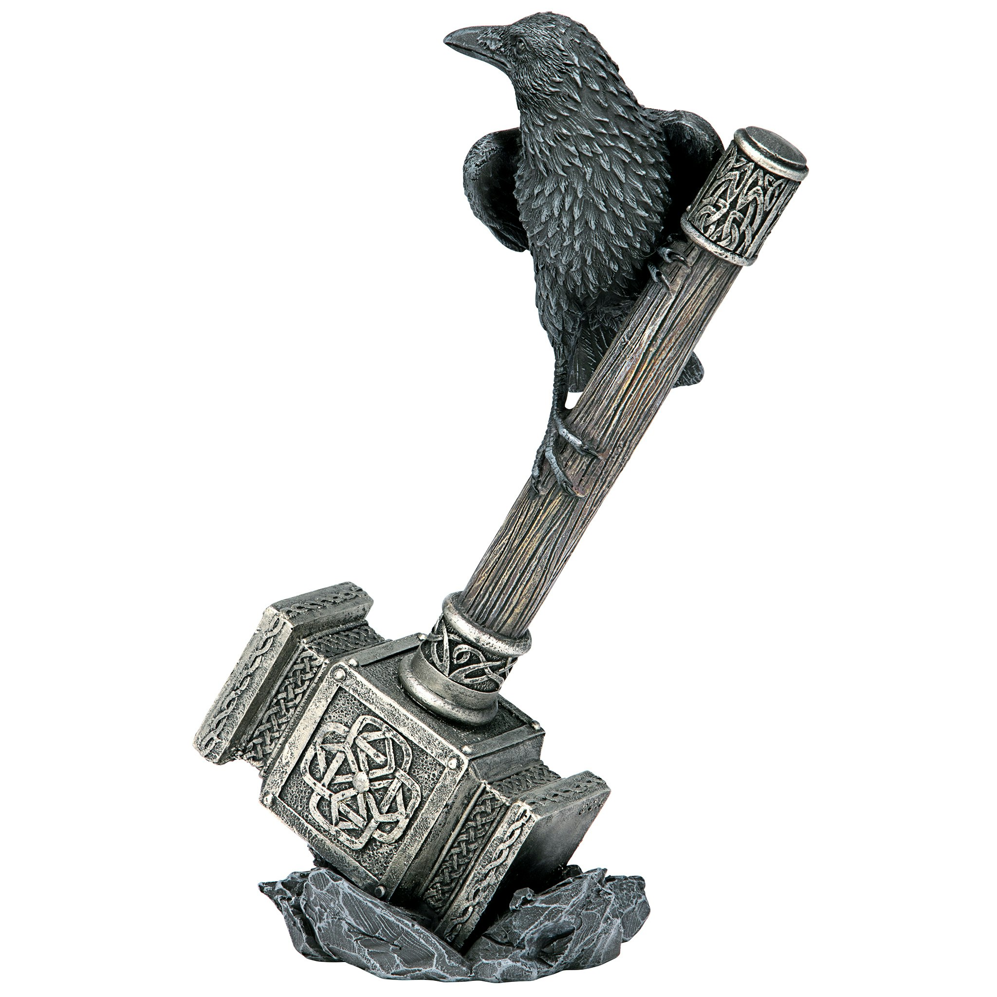 Toscano - Raven Guardian of Thor’s Thunder Hammer Statue