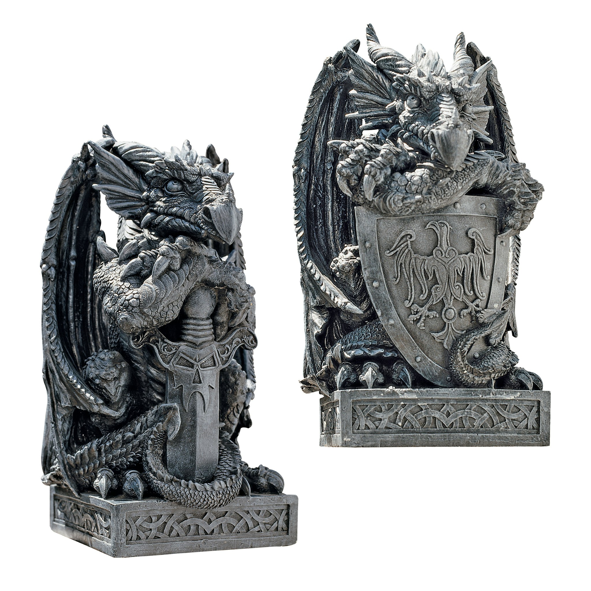Toscano - Set of The Arthurian Dragon Statues