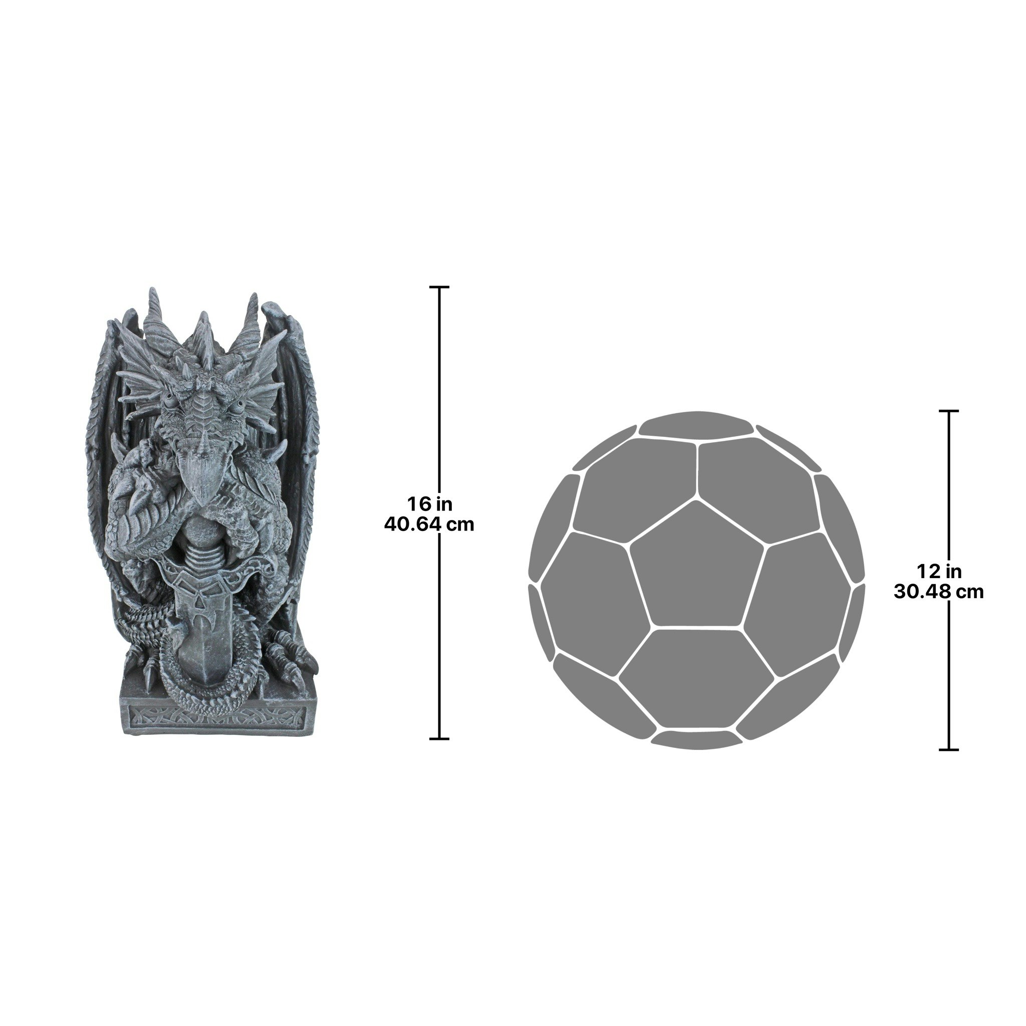Toscano - Set of The Arthurian Dragon Statues