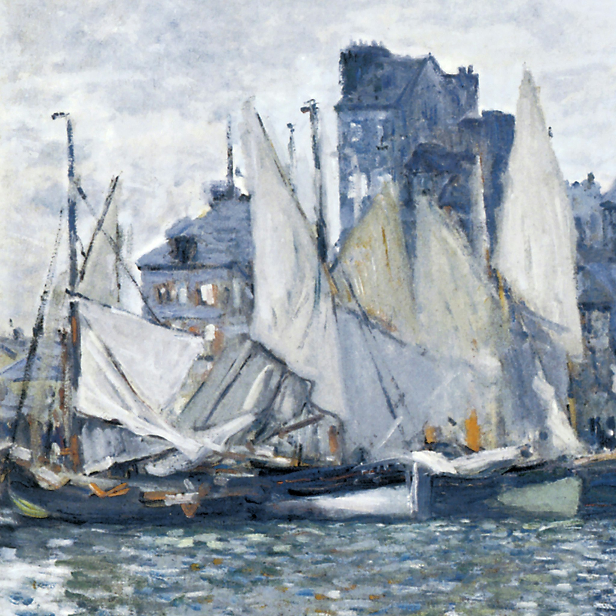 Toscano Museum at Le Havre Framed Canvas Replica Painting - Small