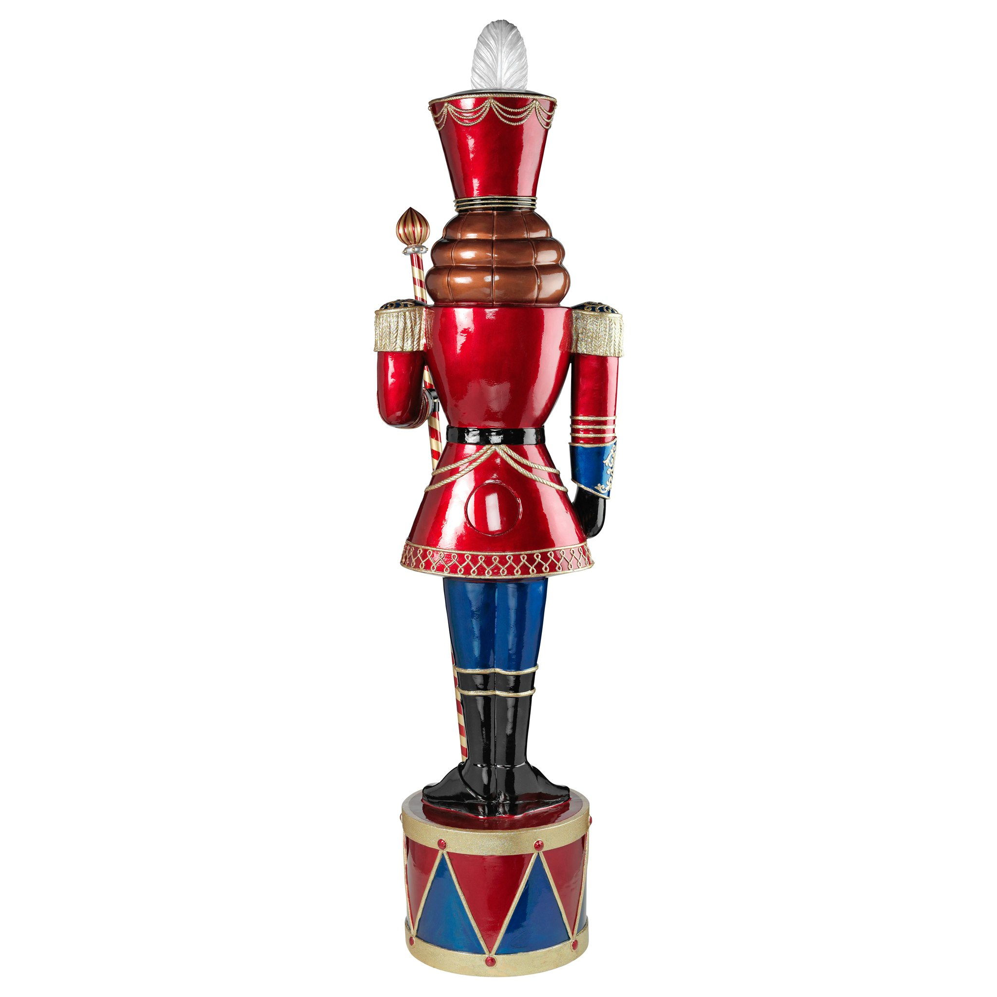 Toscano - Illuminated Bavarian Style Holiday Nutcracker Statue